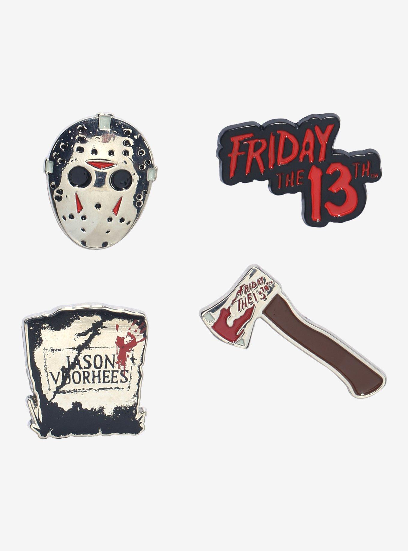 Friday The 13th Jason Enamel Pin Set, , hi-res