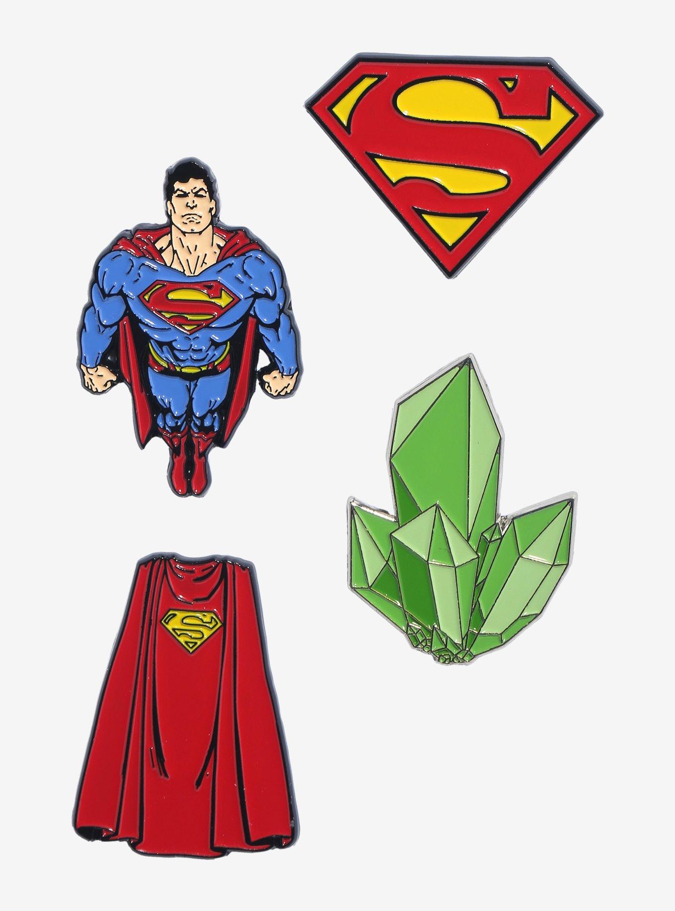 DC Comics Superman Icons Enamel Pin Set, , hi-res