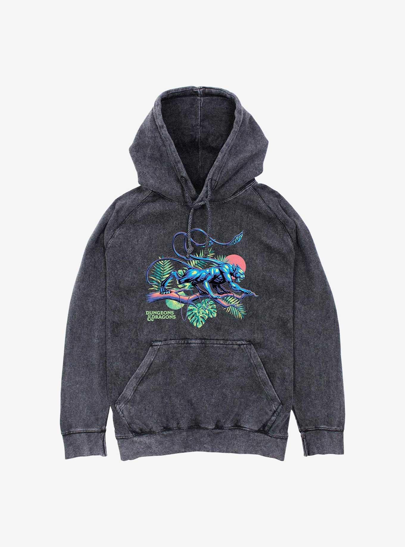 Dungeons & Dragons Displacer Beast Mineral Wash Hoodie