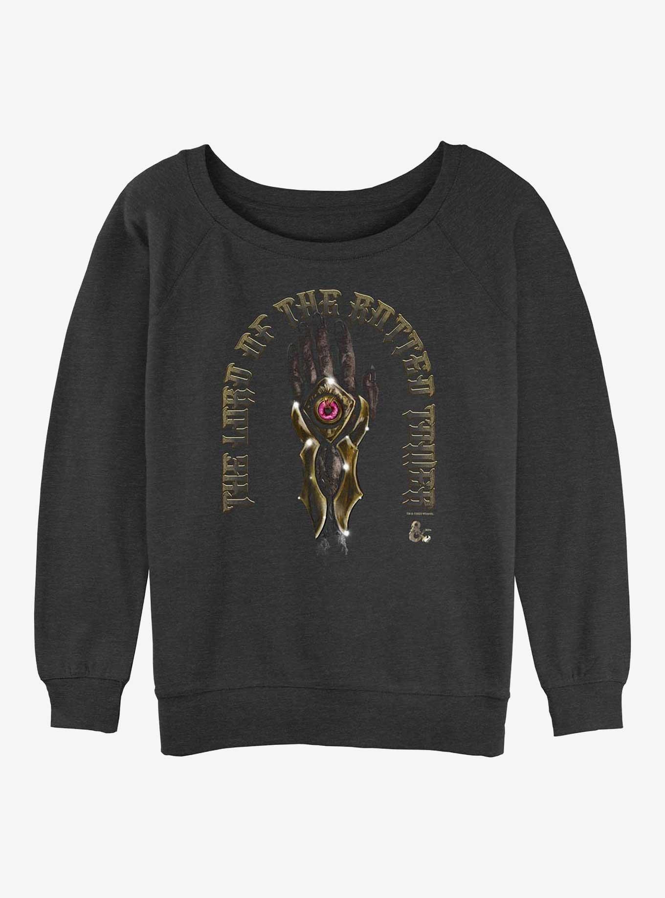 Dungeons & Dragons Vecna's Hand Girls Slouchy Sweatshirt