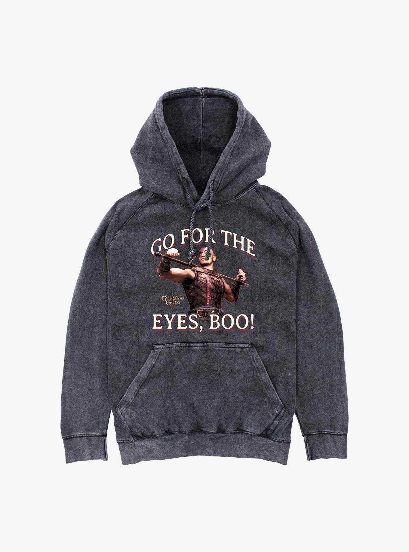 Dungeons & Dragons Minsc Go For The Eyes Boo Mineral Wash Hoodie, BLACK, hi-res