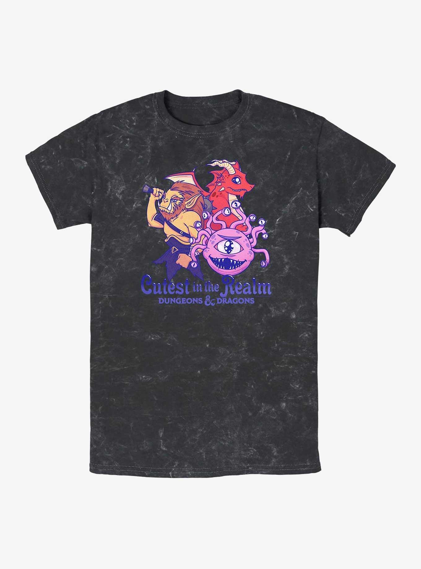 Dungeons & Dragons Monsters Cutest In The Realm Mineral Wash T-Shirt, , hi-res