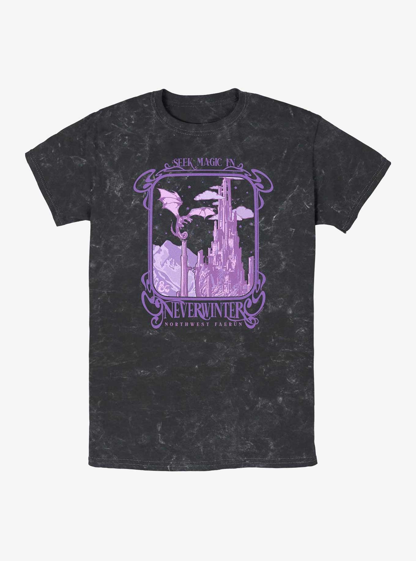 Dungeons & Dragons Seek Magic In Neverwinter Mineral Wash T-Shirt