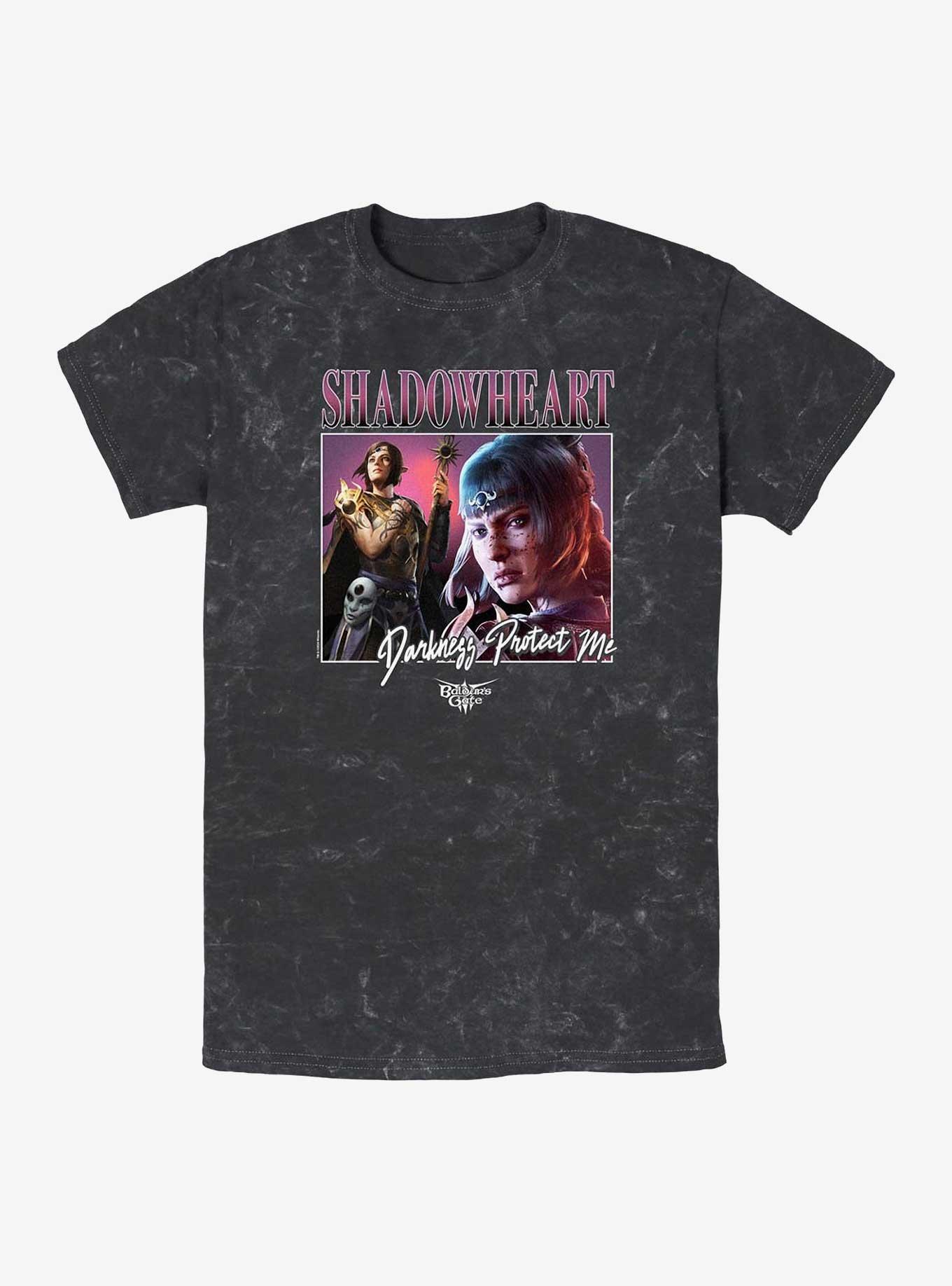 Dungeons & Dragons Baldur's Gate Shadowheart Vintage Darkness Mineral Wash T-Shirt, , hi-res