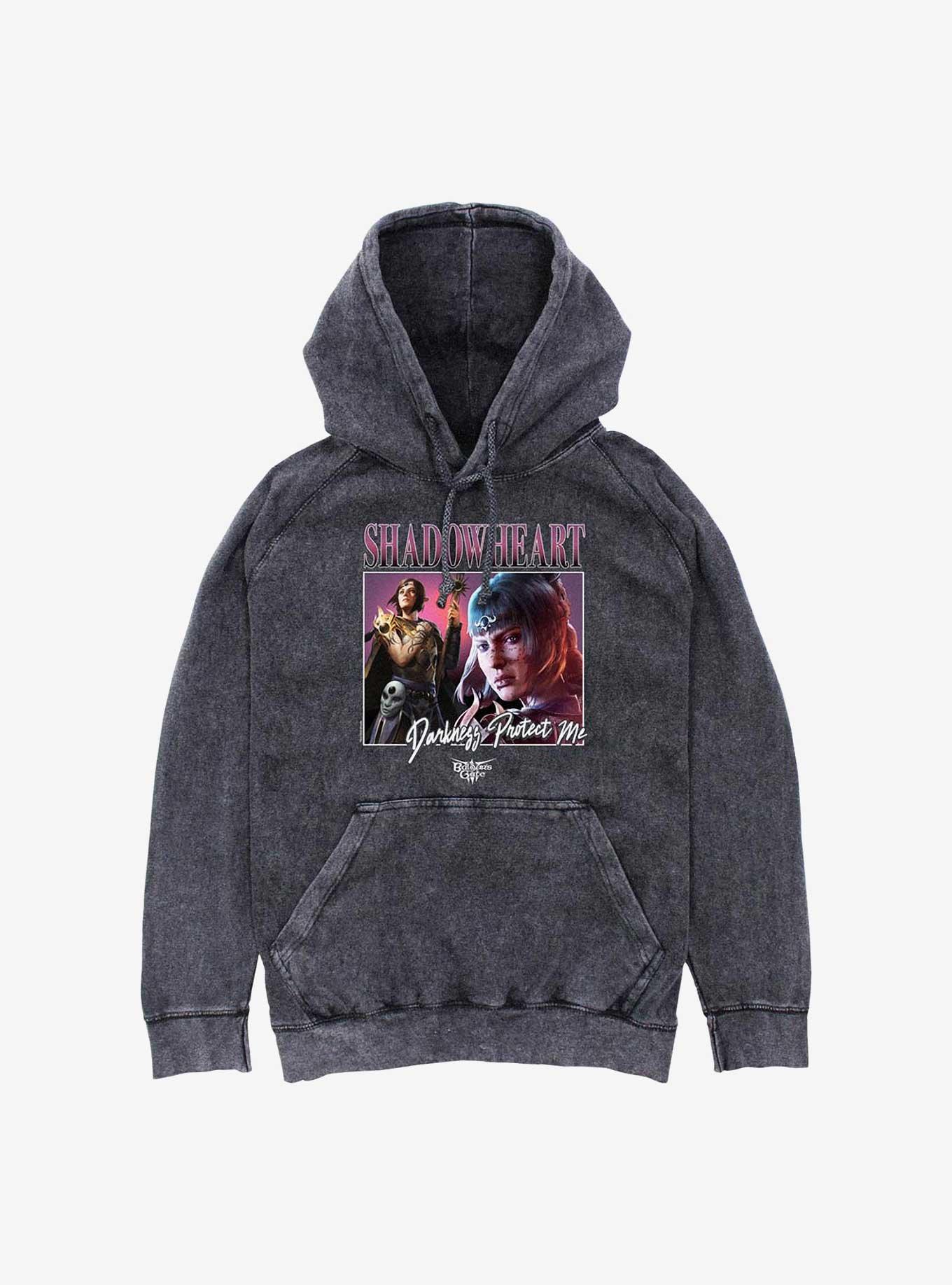 Dungeons & Dragons Baldur's Gate Shadowheart Vintage Darkness Mineral Wash Hoodie, , hi-res