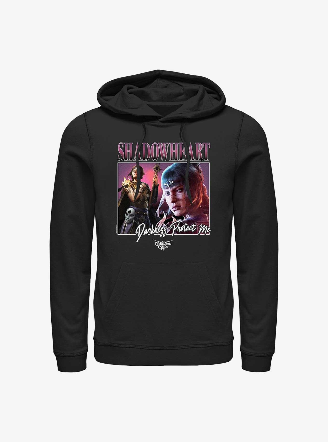 Dungeons & Dragons Baldur's Gate Shadowheart Vintage Darkness Hoodie, BLACK, hi-res