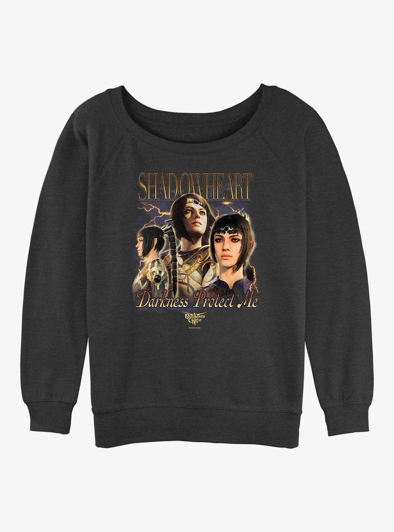 Dungeons & Dragons Baldur's Gate Shadowheart Montage Girls Slouchy Sweatshirt, , hi-res