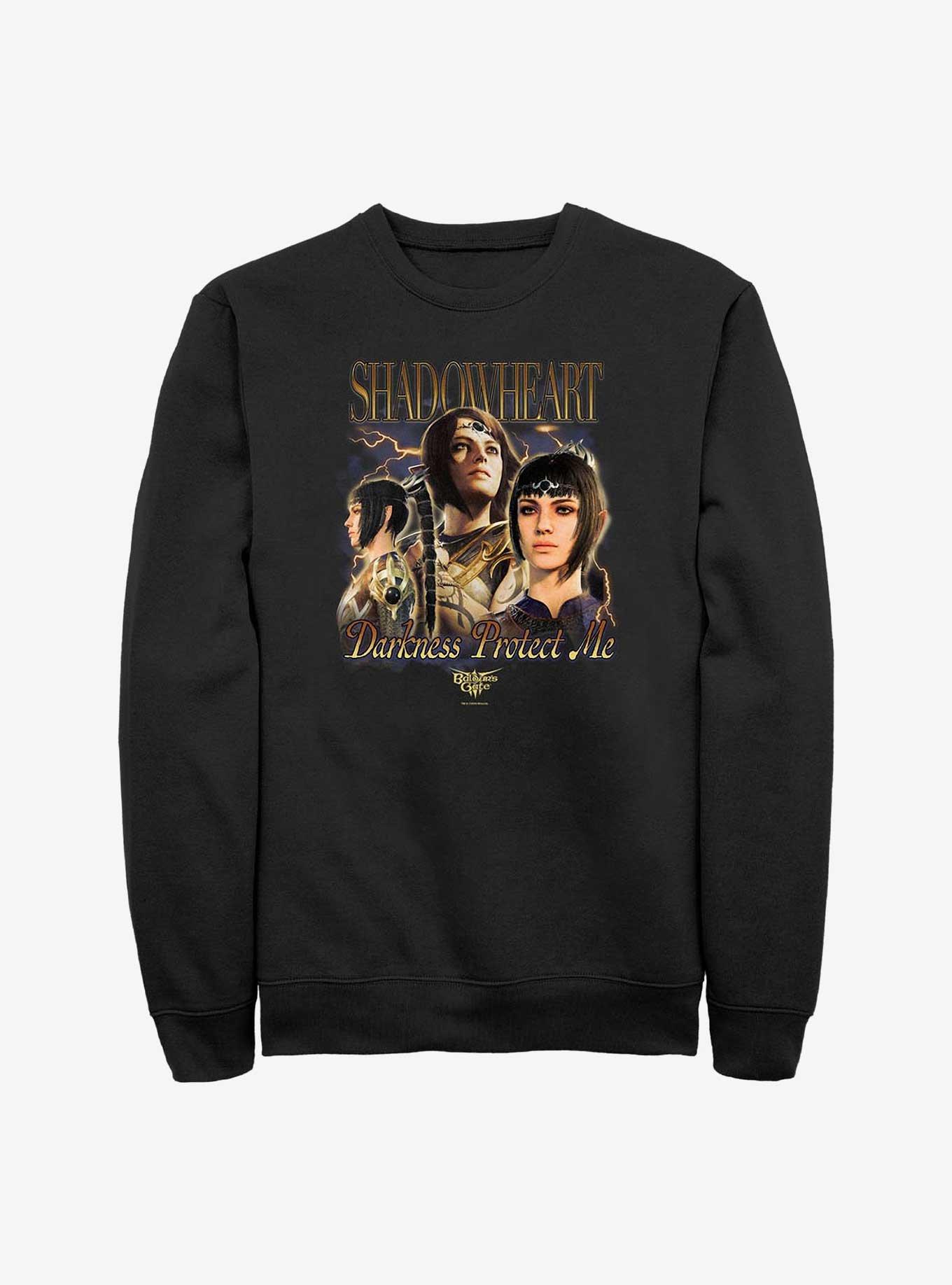 Dungeons & Dragons Baldur's Gate Shadowheart Montage Sweatshirt, BLACK, hi-res