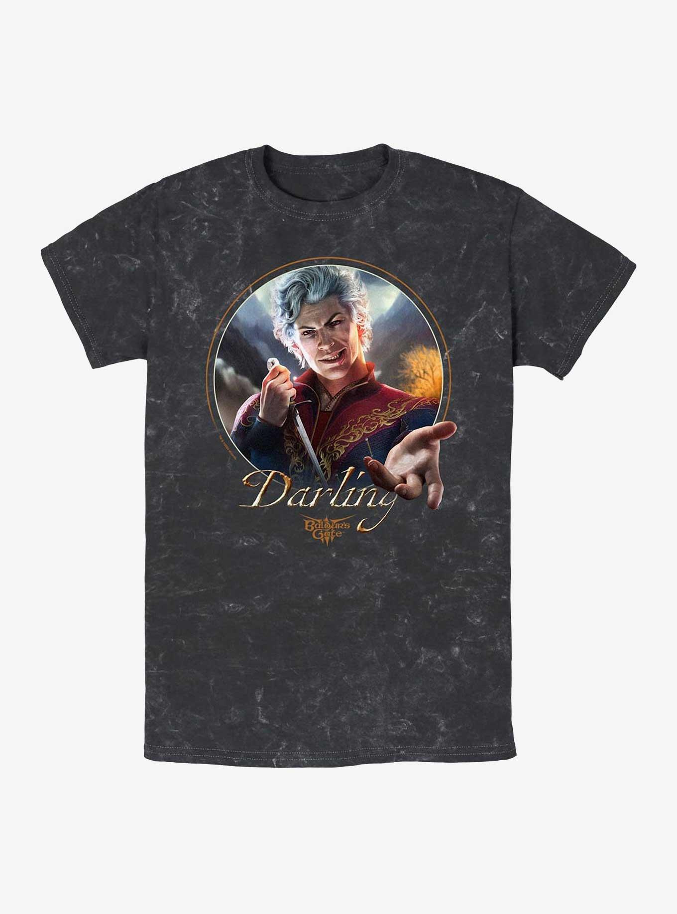 Dungeons & Dragons Baldur's Gate Astarion Darling Mineral Wash T-Shirt, , hi-res