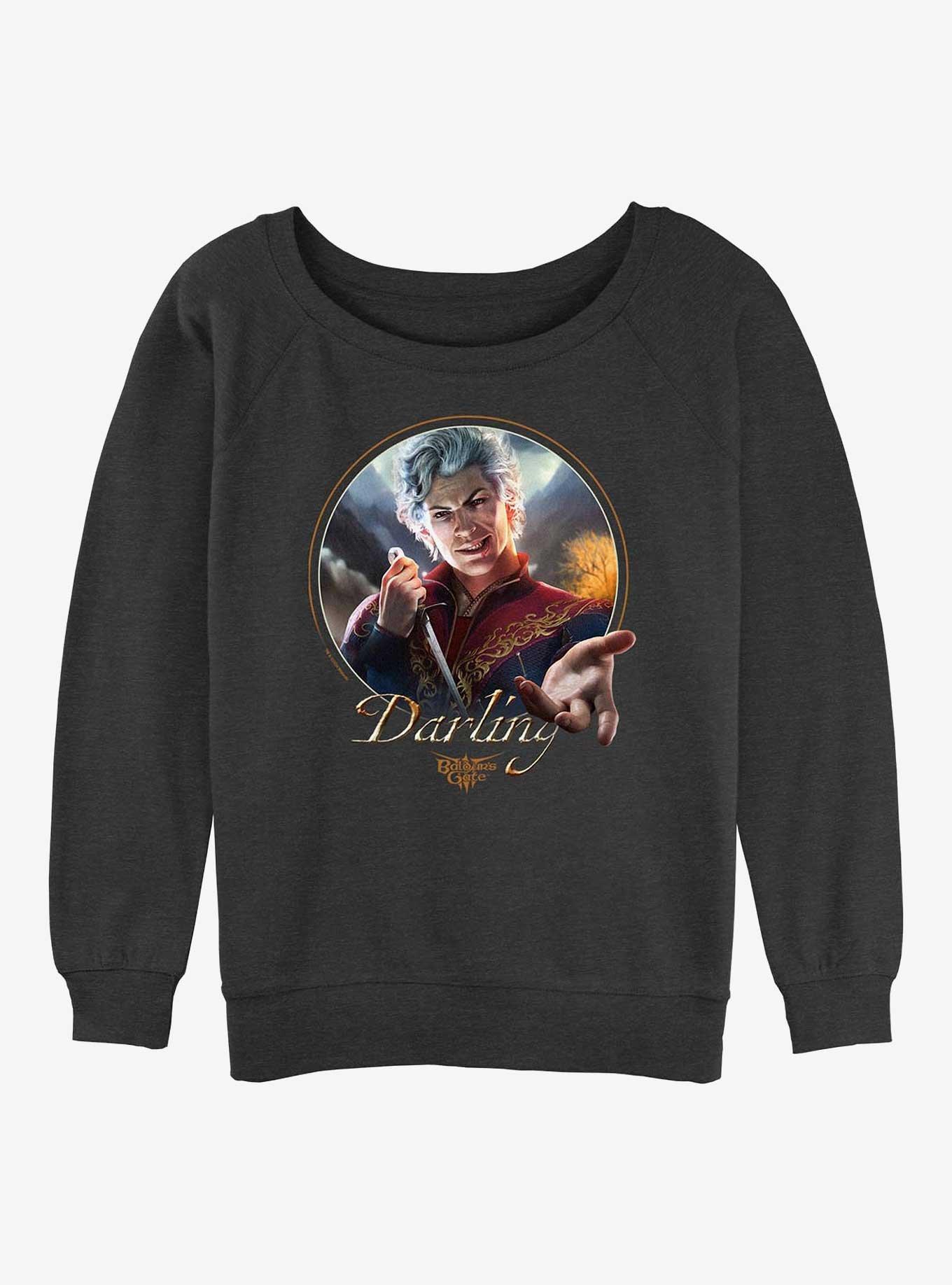 Dungeons & Dragons Baldur's Gate Astarion Darling Girls Slouchy Sweatshirt, , hi-res