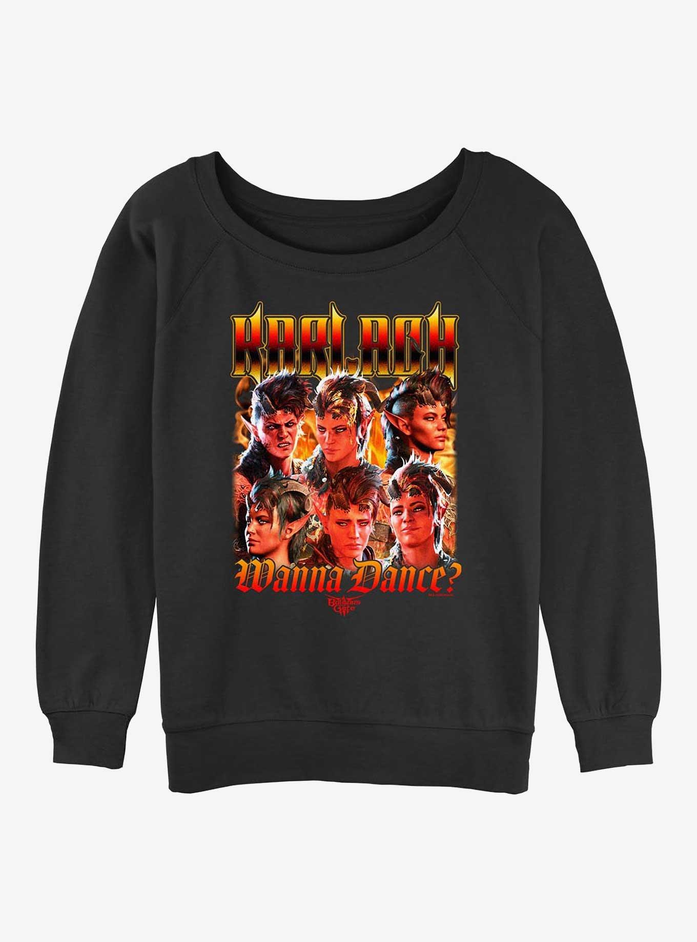 Dungeons & Dragons Baldur's Gate Karlach Wanna Dance Girls Slouchy Sweatshirt, , hi-res