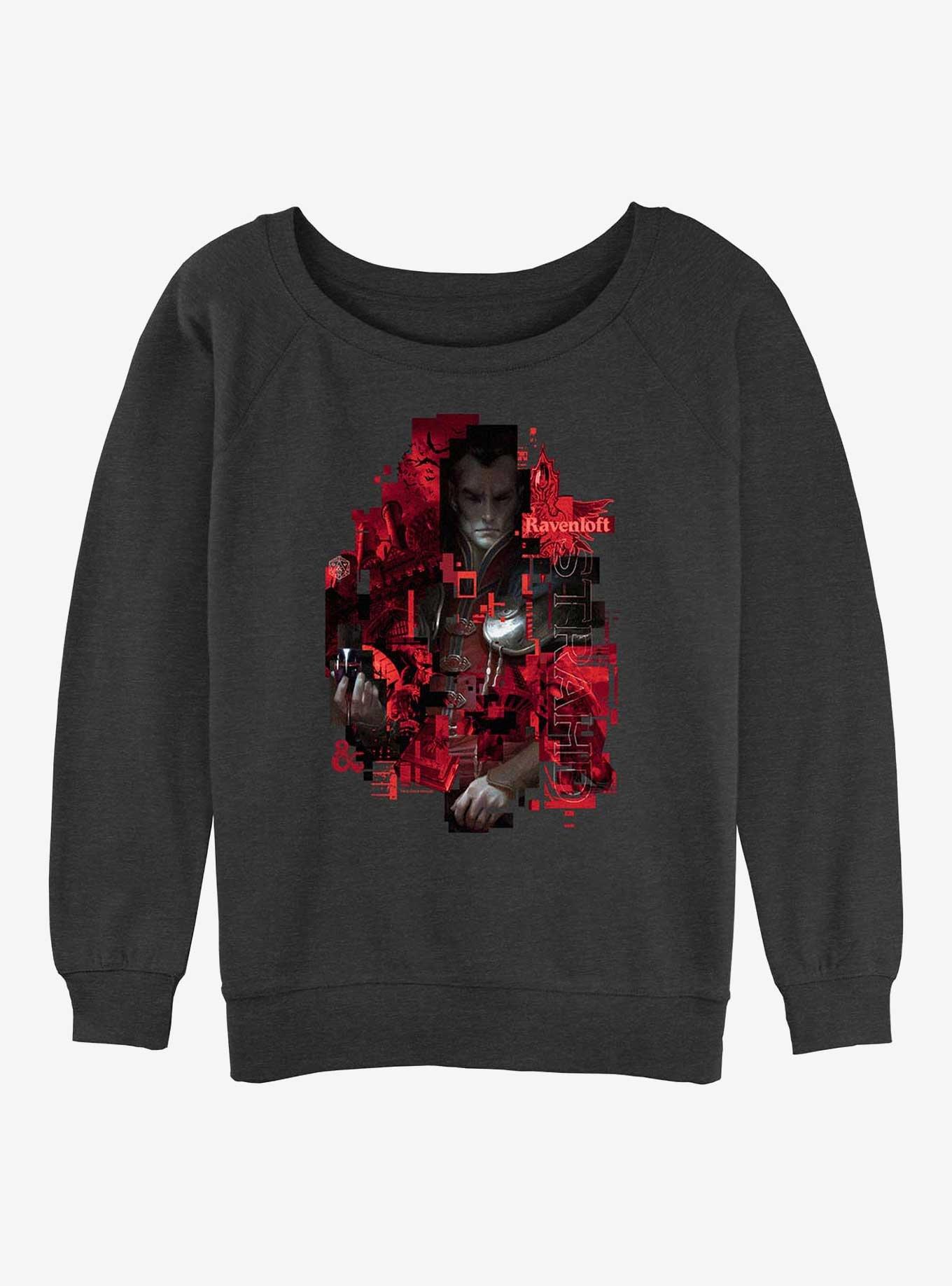 Dungeons & Dragons Ravenloft Strahd Girls Slouchy Sweatshirt, , hi-res