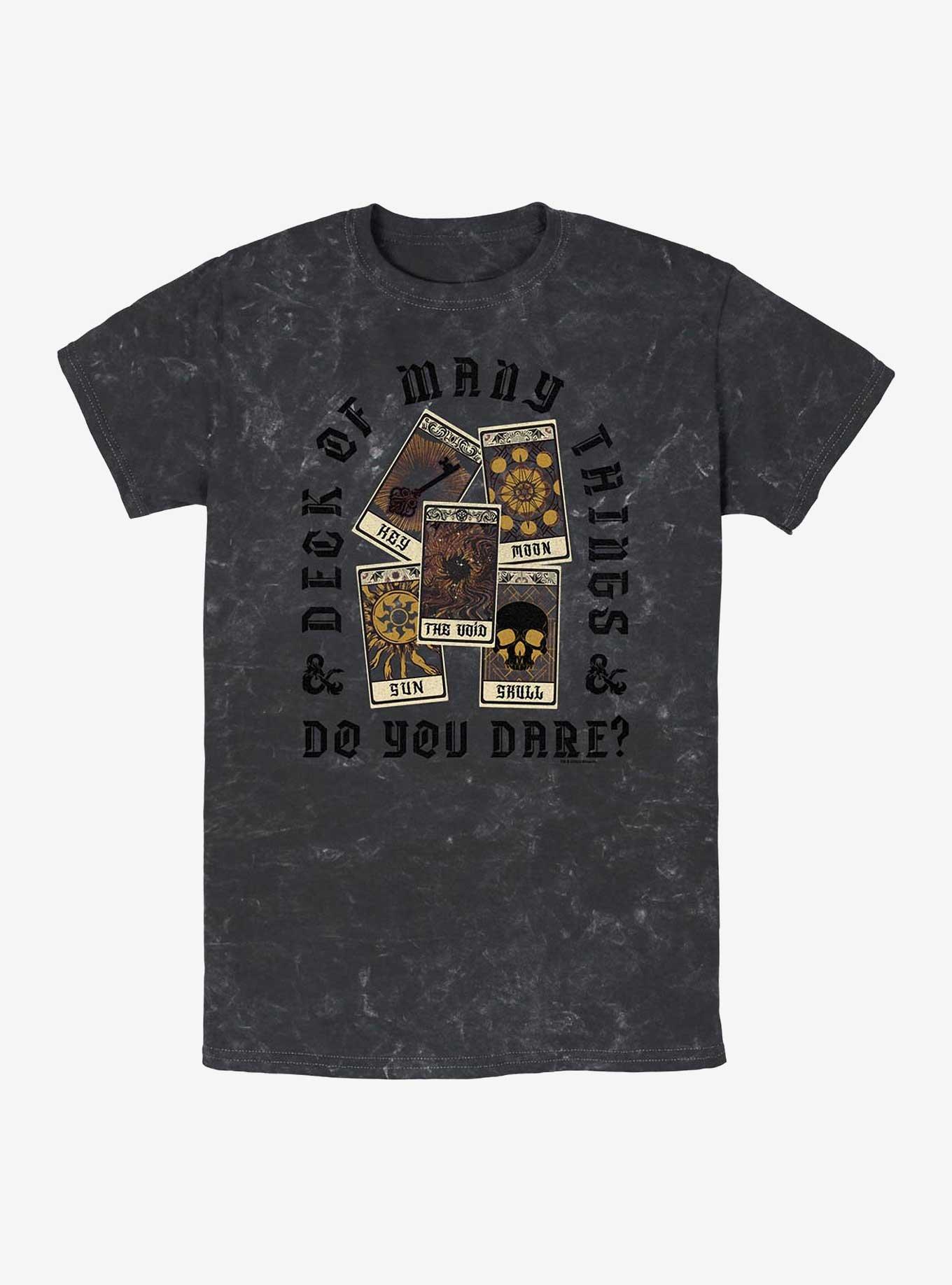 Dungeons & Dragons Deck Of Many Things Mineral Wash T-Shirt, , hi-res