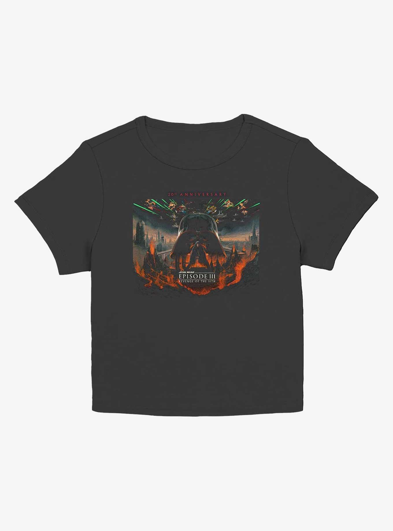 Star Wars Episode III: Revenge Of The Sith 20th Anniversary Scenic Poster Girls Baby T-Shirt, BLACK, hi-res