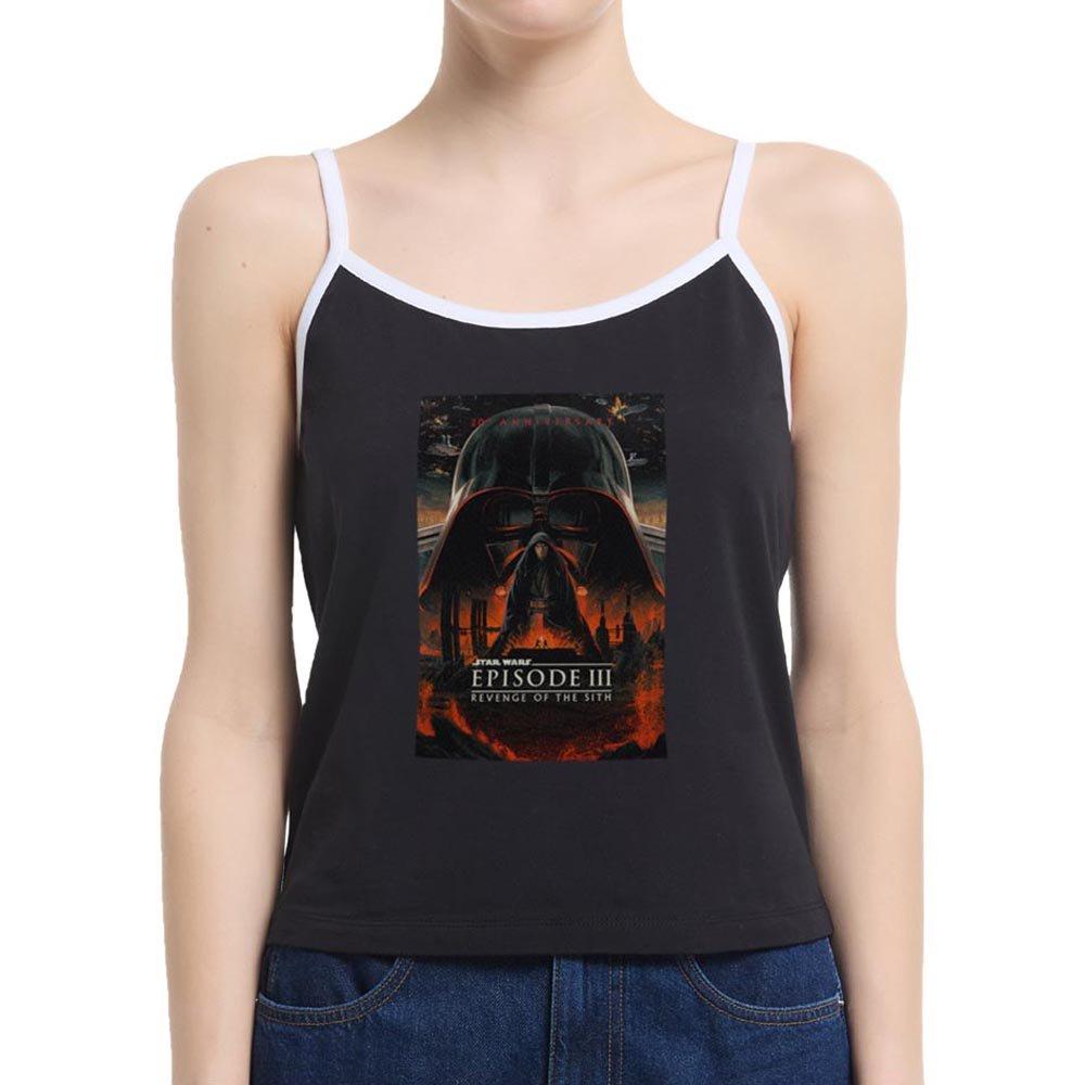 Star Wars Episode III: Revenge Of The Sith 20th Anniversary Poster Girls Cami Tank, BLACK, hi-res
