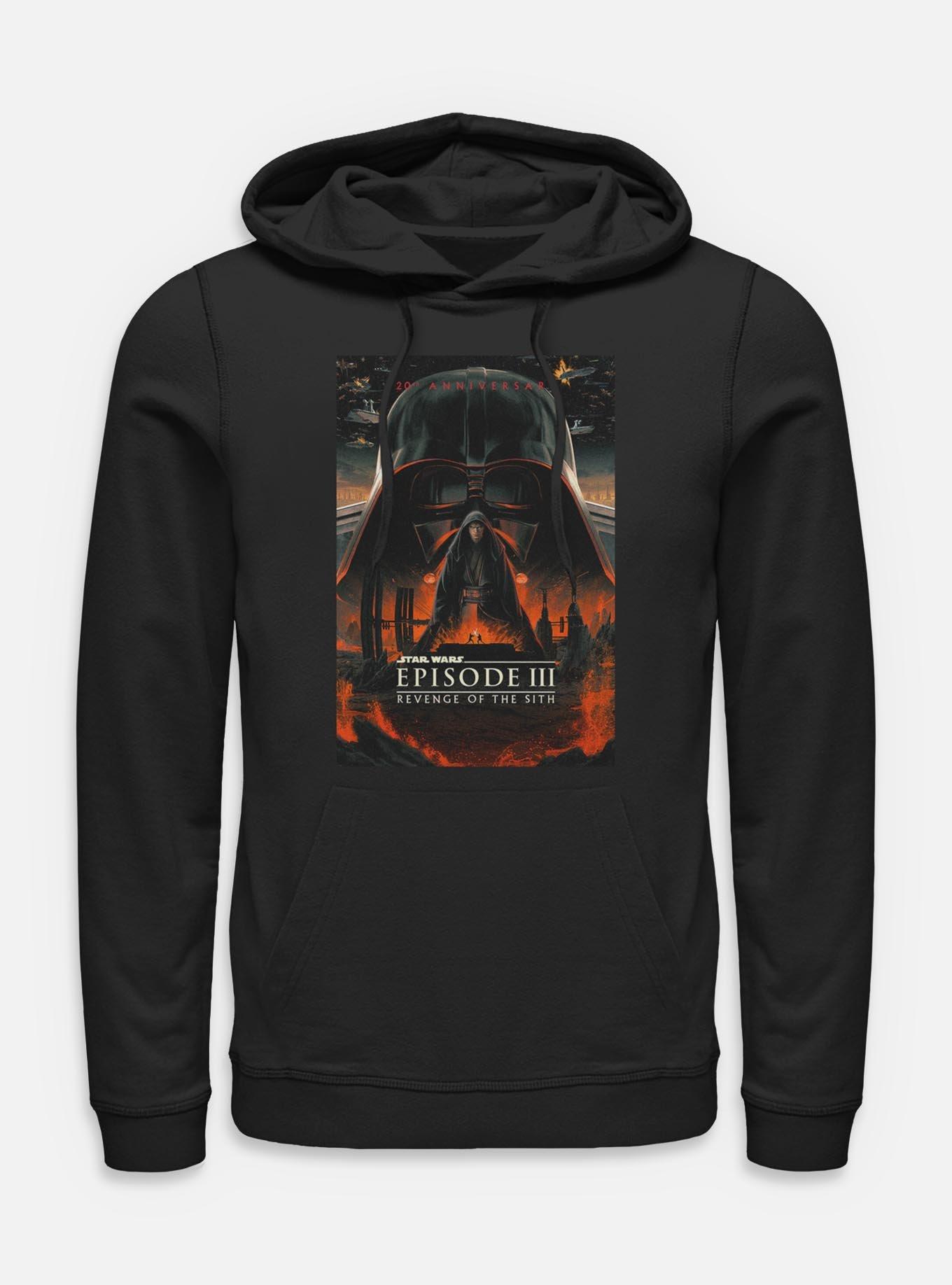 Star Wars Episode III: Revenge Of The Sith 20th Anniversary Poster Hoodie,New Products : American Fashion Style Bags On Sale