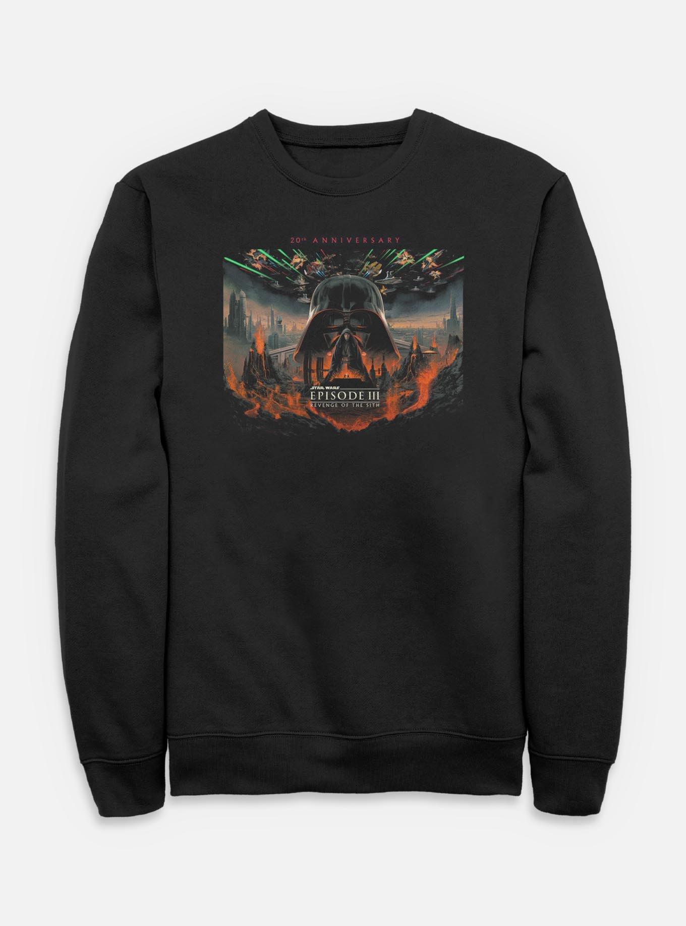 Star Wars Episode III: Revenge Of The Sith 20th Anniversary Scenic Poster Sweatshirt,New Products : American Fashion Style Bags On Sale