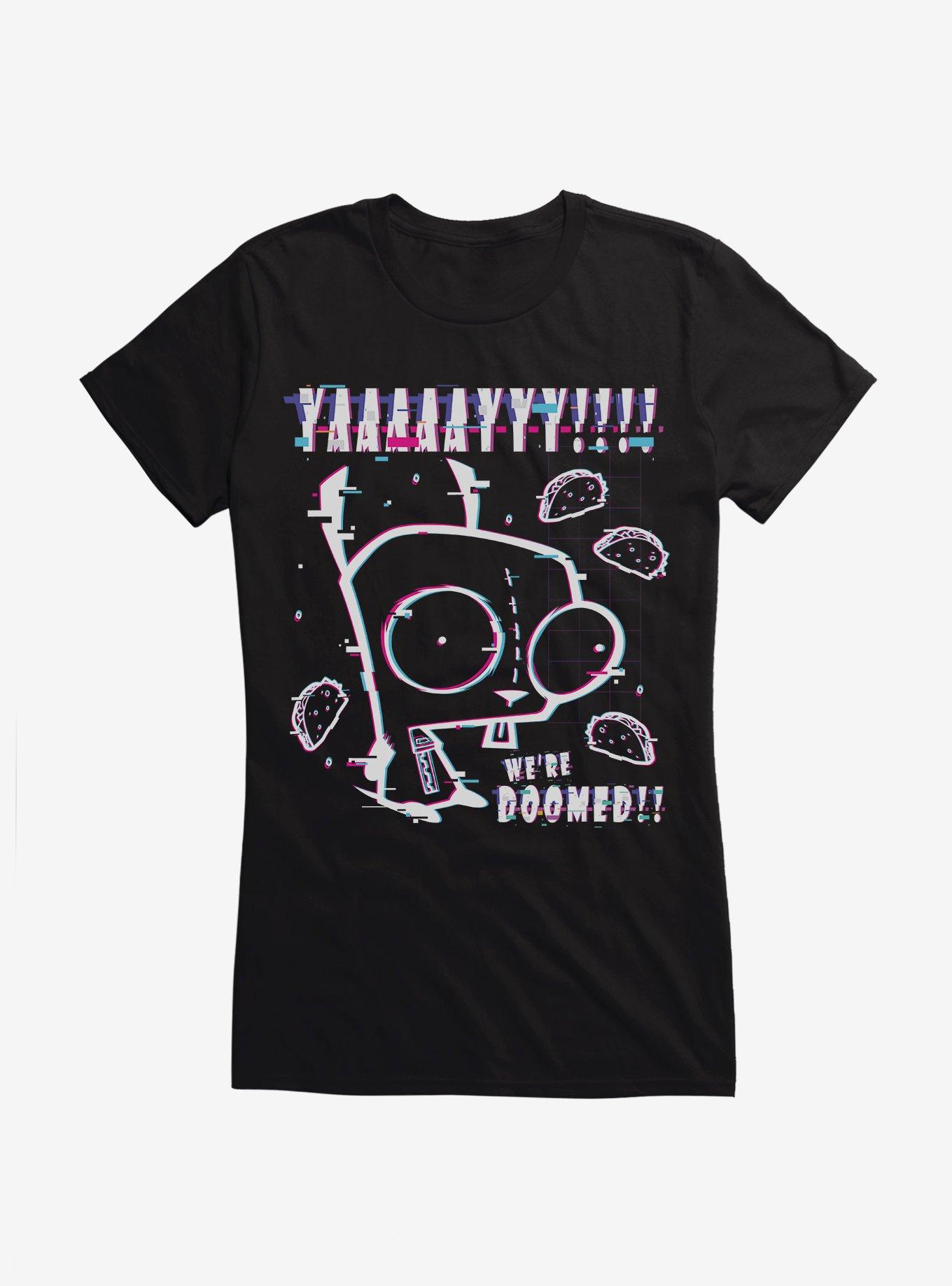 Invader Zim YAAAAAYY!!!! We're Doomed!! Girls T-Shirt, , hi-res