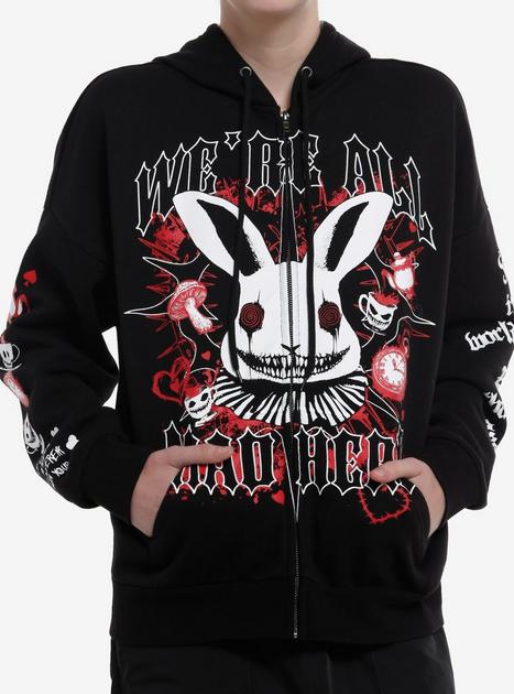 Mad Tea Party White Rabbit Girls Hoodie | Hot Topic