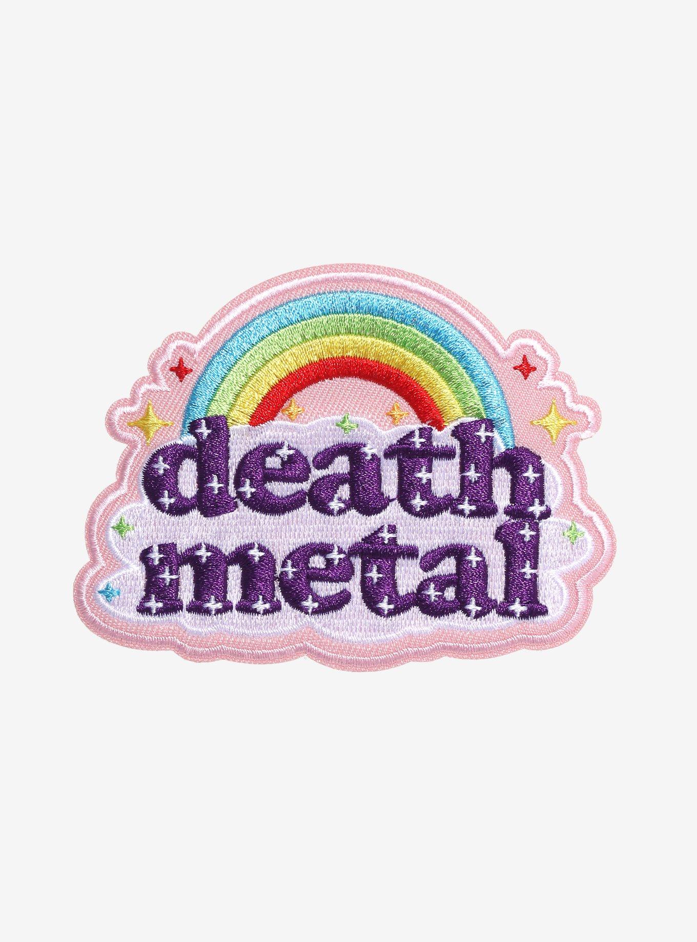 Death Metal Rainbow Patch, , hi-res