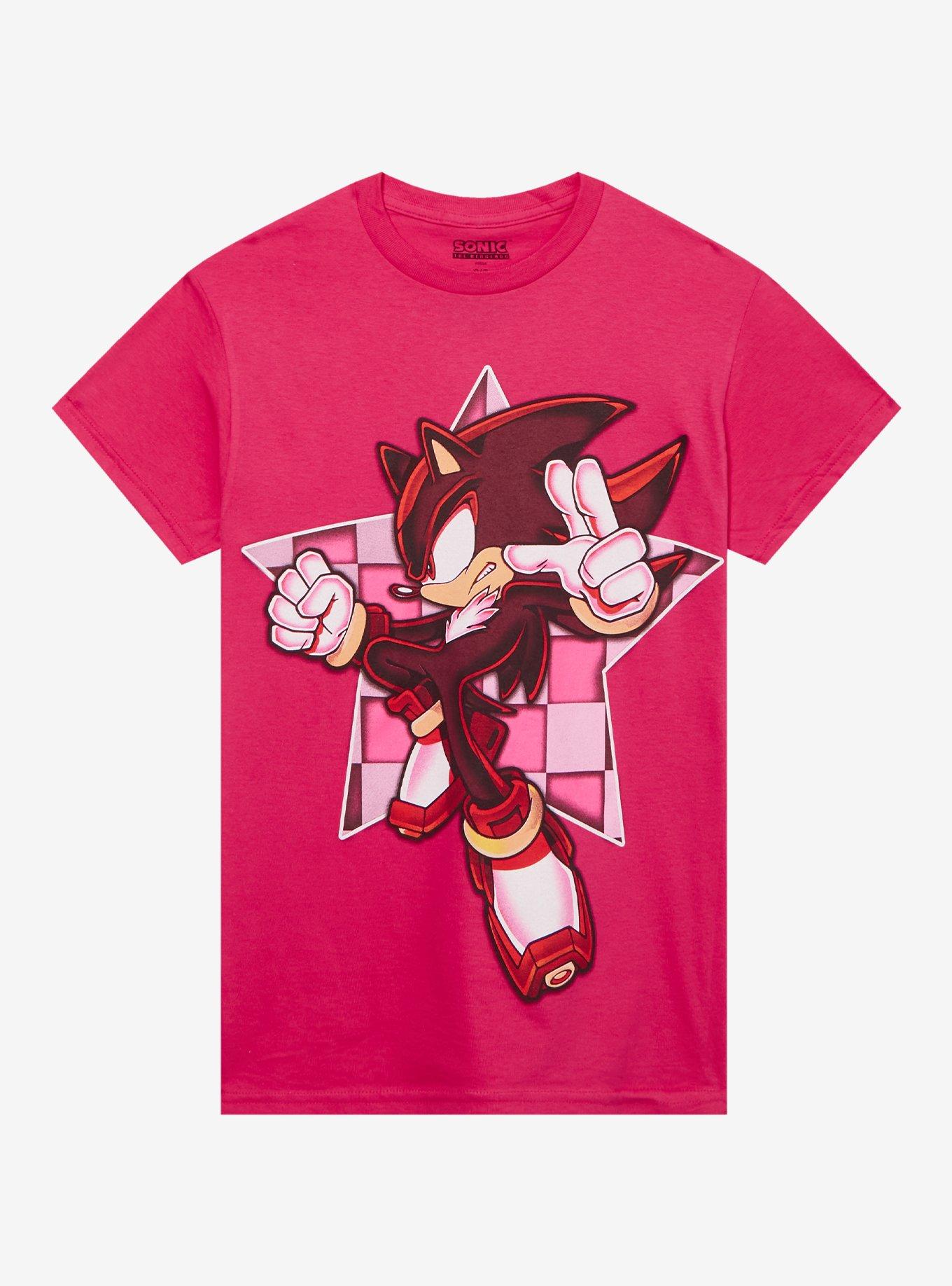 Sonic The Hedgehog Shadow Pink Star Girls T-Shirt, , hi-res