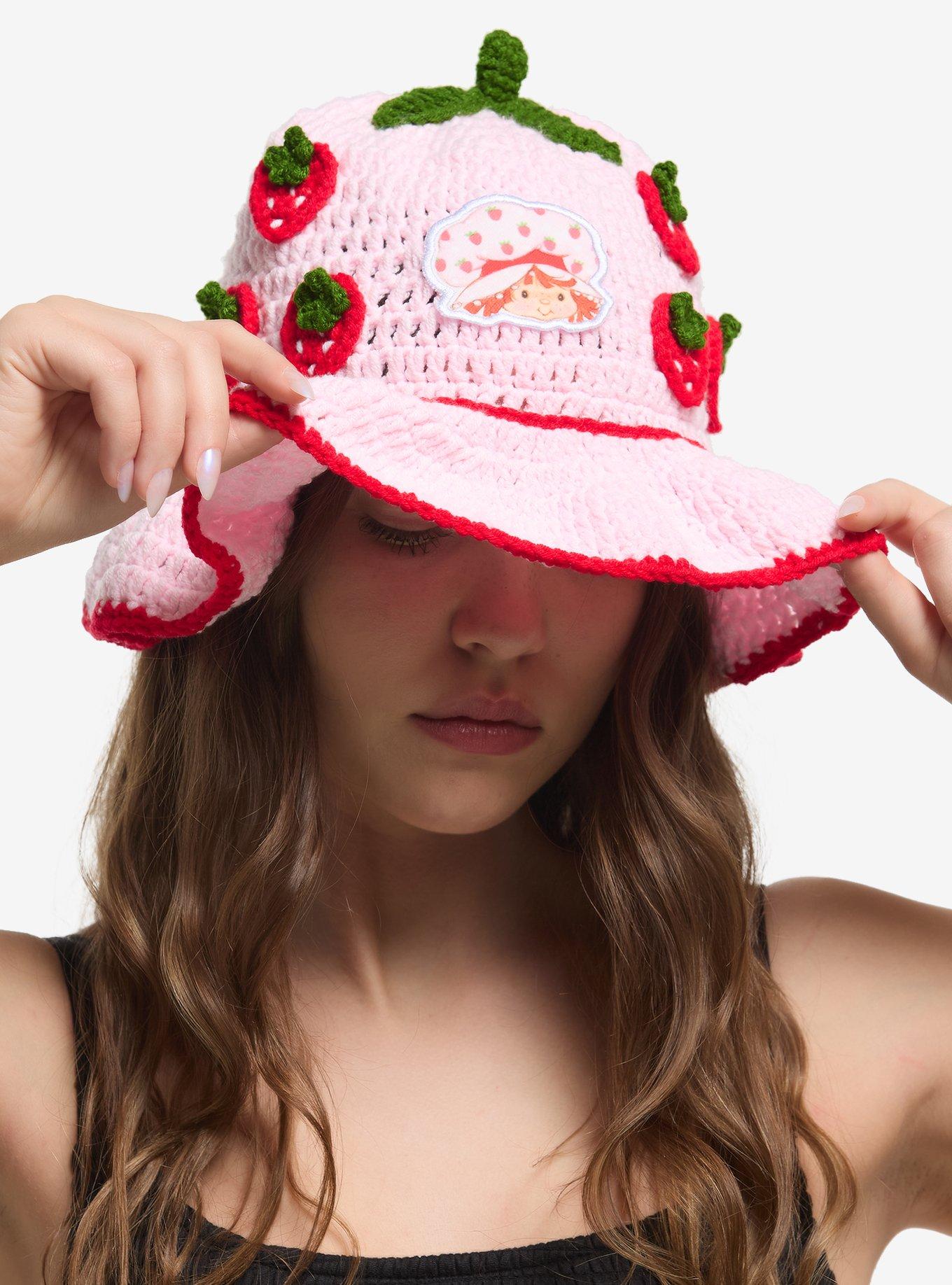 Strawberry Shortcake Strawberry Knit Bucket Hat, , hi-res