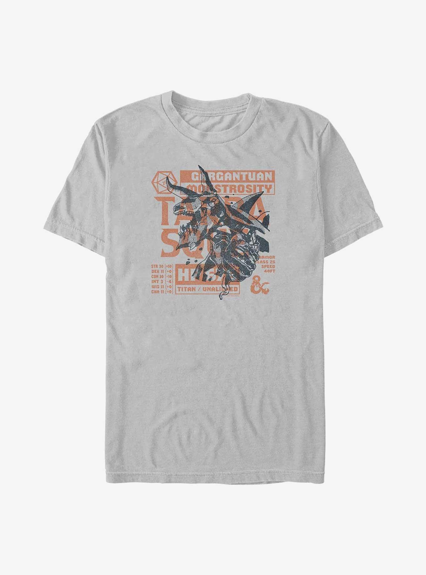 Dungeons & Dragons Terrasque Monster Stats T-Shirt, , hi-res