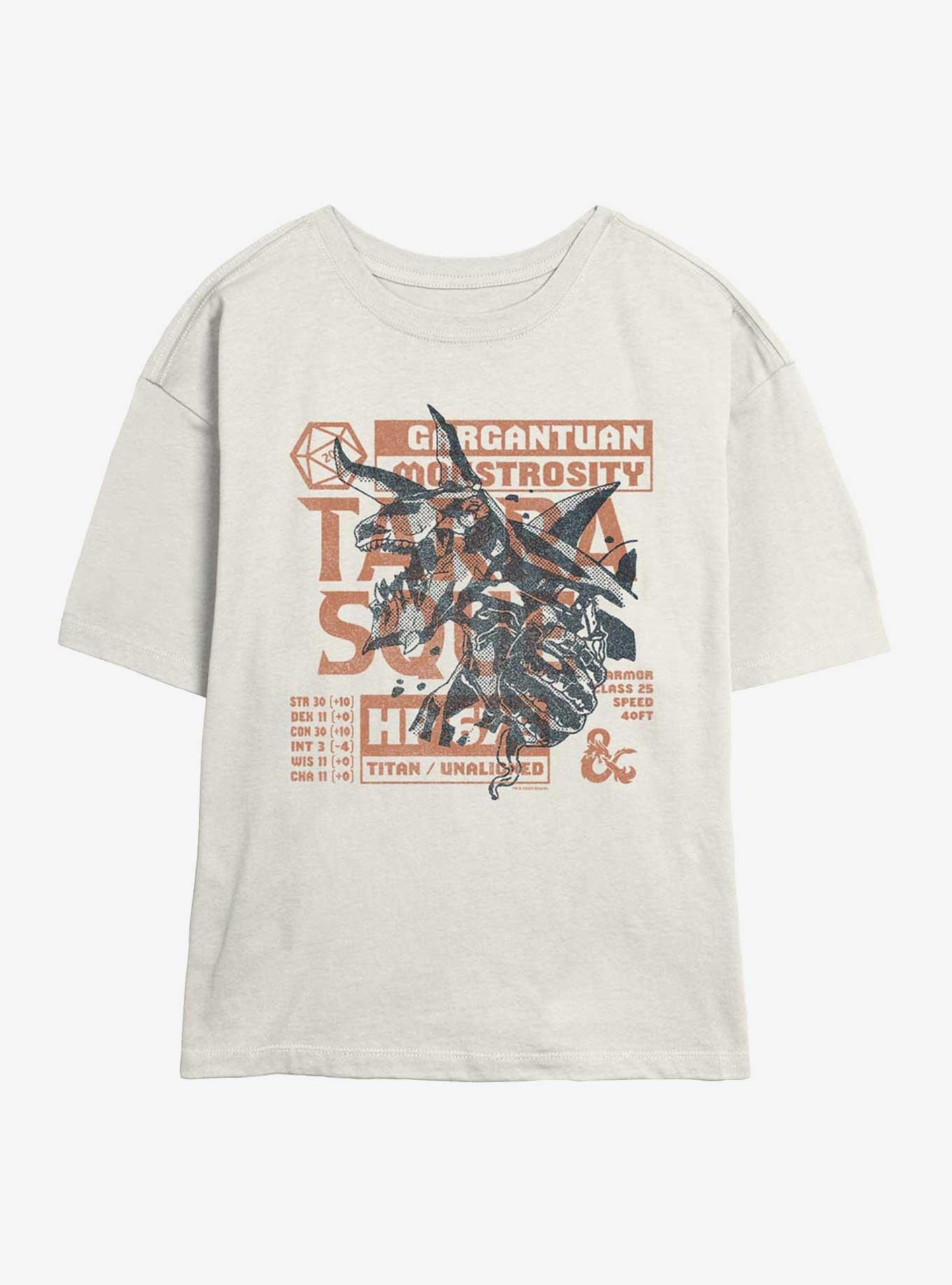Dungeons & Dragons Terrasque Monster Stats Girls Skimmer T-Shirt, , hi-res