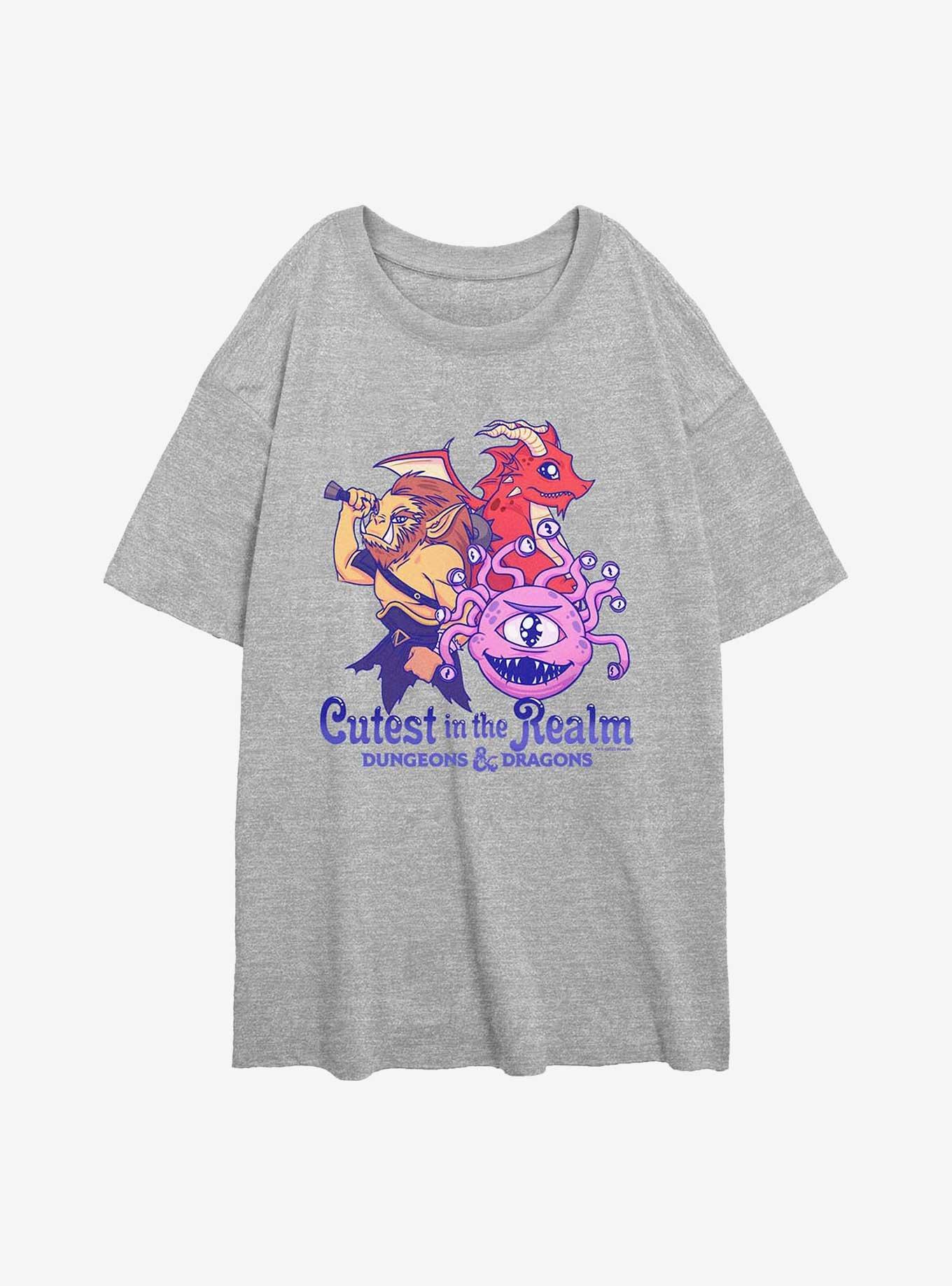 Dungeons & Dragons Monsters Cutest In The Realm Girls Oversized T-Shirt, , hi-res