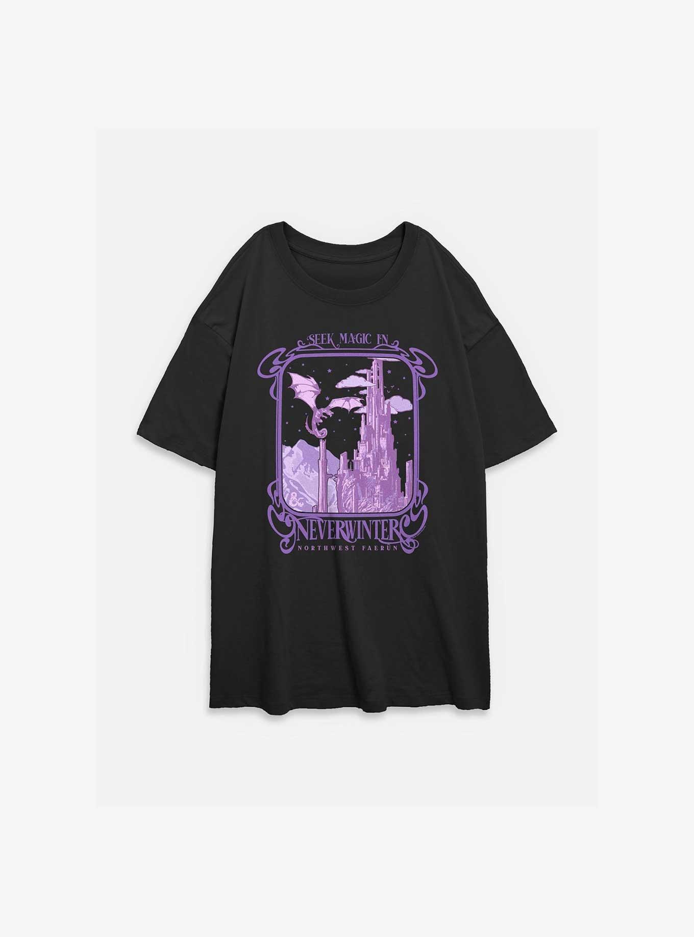 Dungeons & Dragons Seek Magic In Neverwinter Girls Oversized T-Shirt, , hi-res