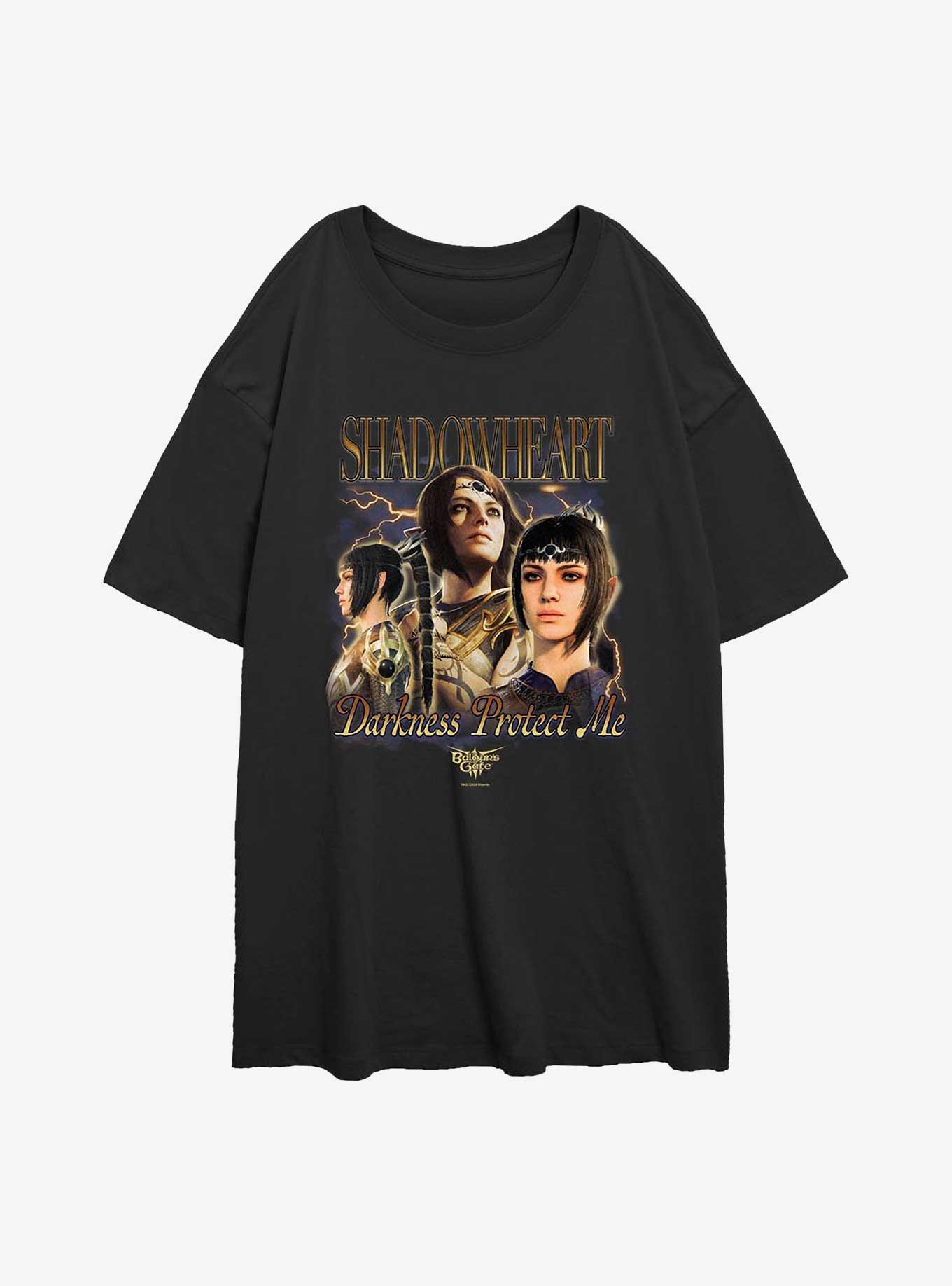Dungeons & Dragons Baldur's Gate Shadowheart Montage Girls Oversized T-Shirt, , hi-res
