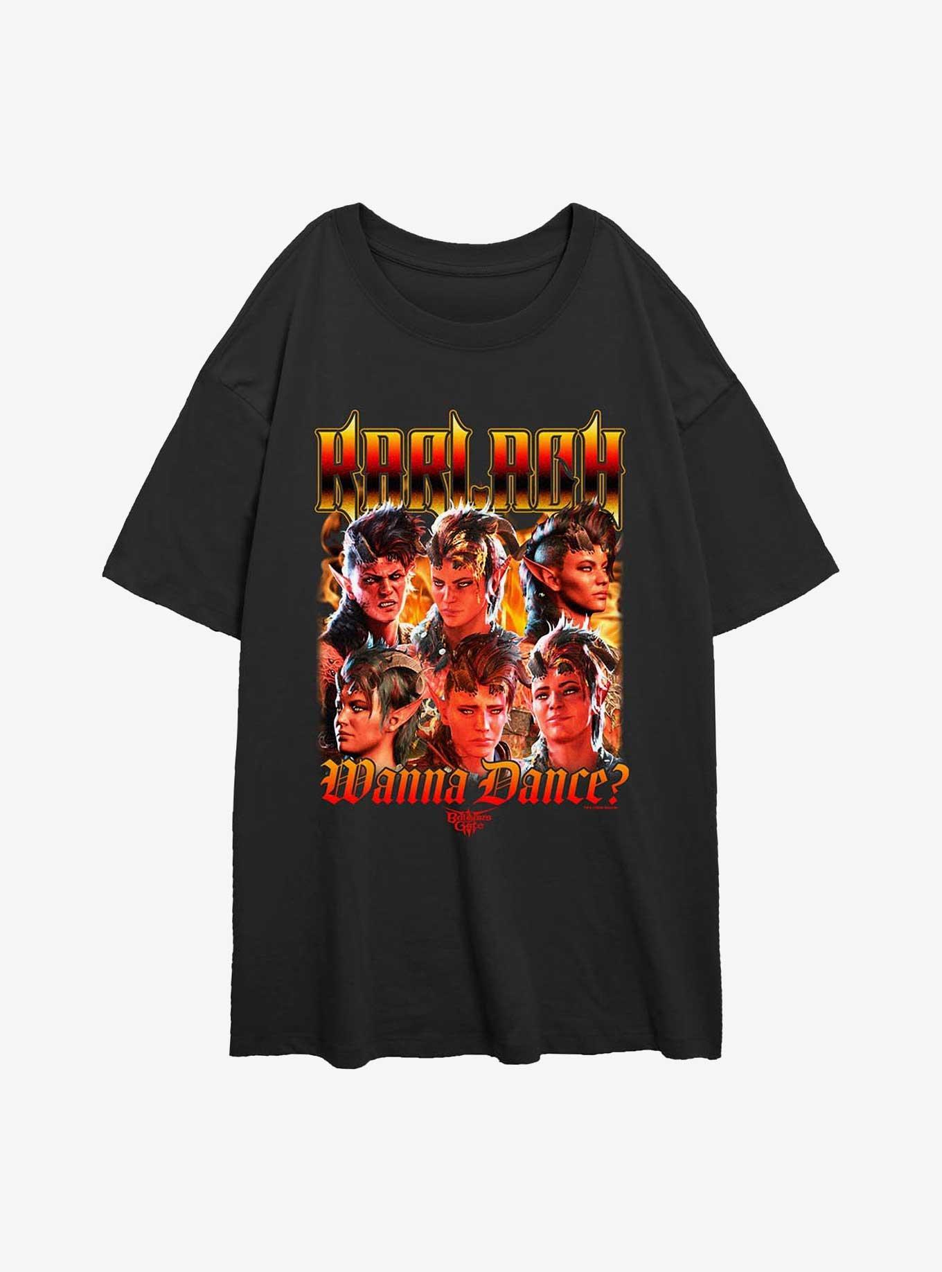 Dungeons & Dragons Baldur's Gate Karlach Wanna Dance Girls Oversized T-Shirt, , hi-res