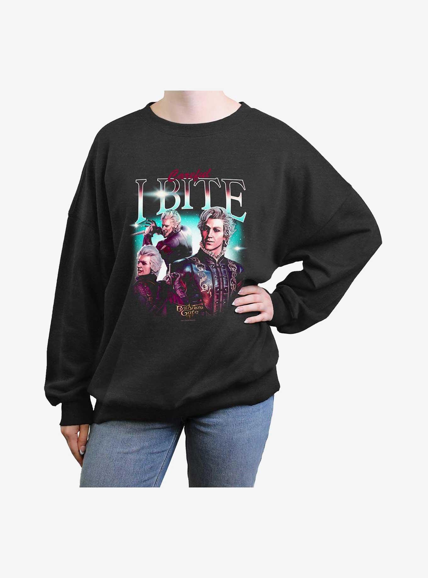 Dungeons & Dragons Baldur's Gate Astarion Montage Girls Oversized Sweatshirt, , hi-res
