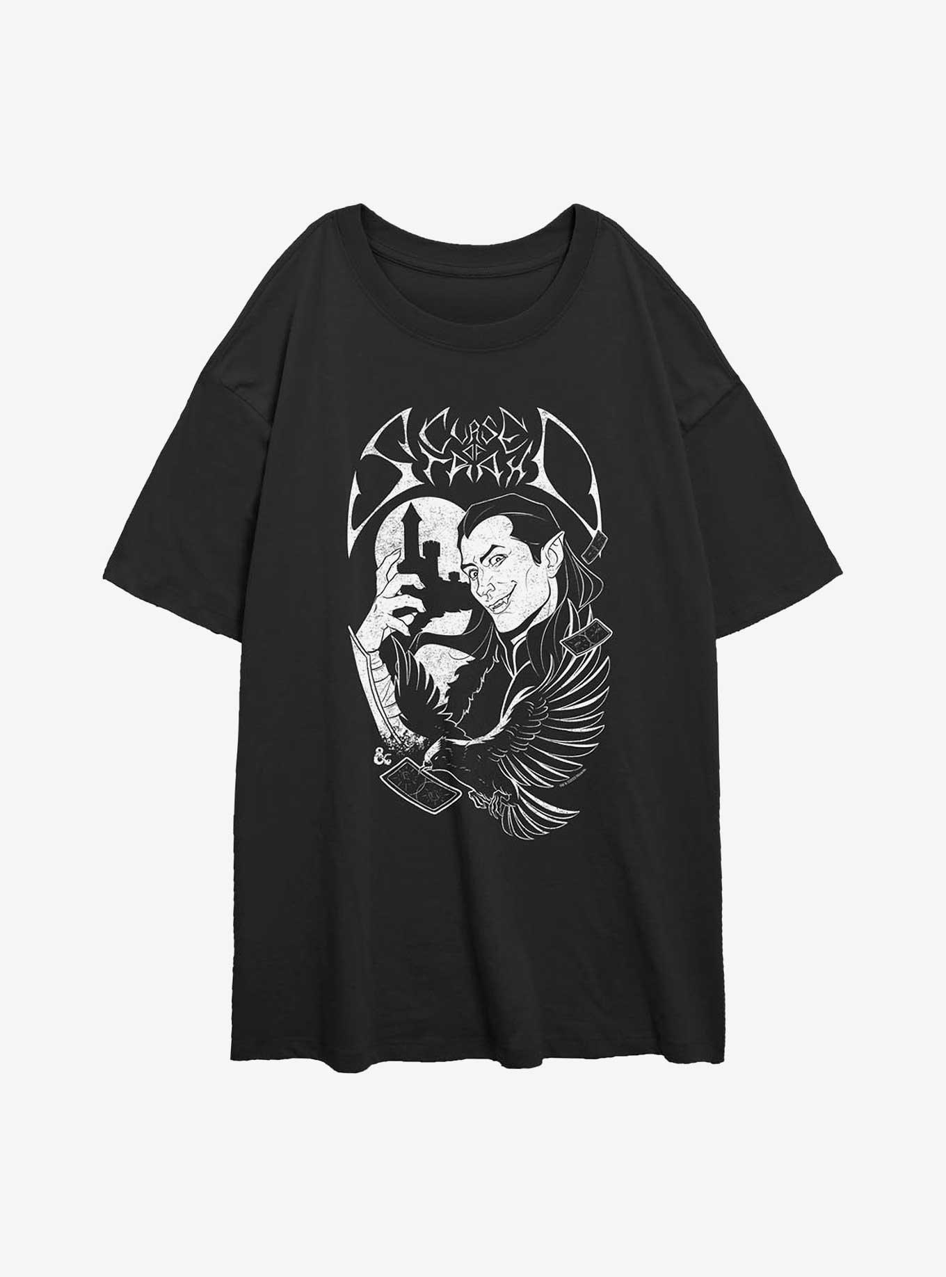 Dungeons & Dragons Death Metal Strahd Girls Oversized T-Shirt