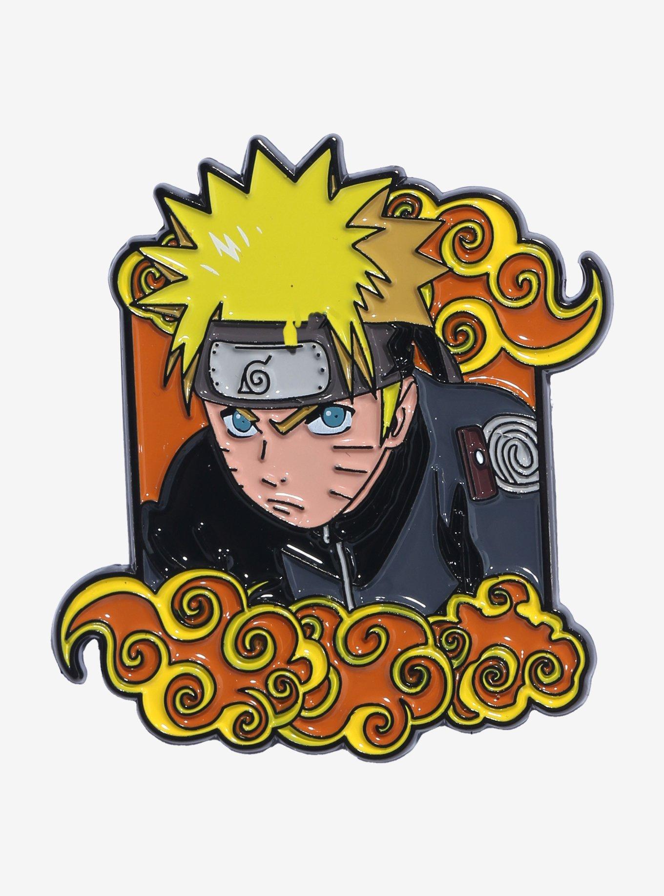 Naruto Shippuden Clouds Portrait Enamel Pin, , hi-res