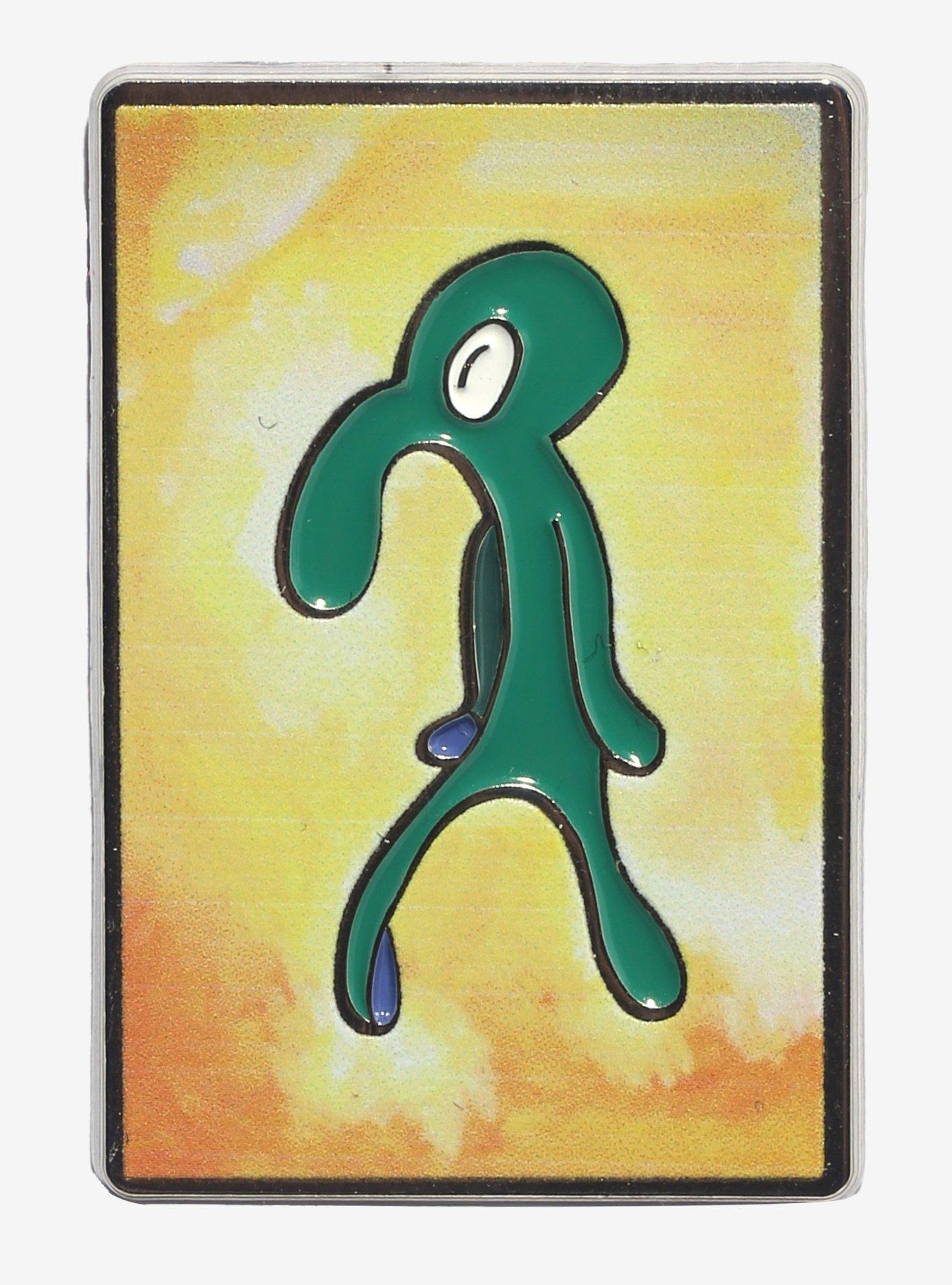 SpongeBob SquarePants Squidward Painting Enamel Pin, , hi-res