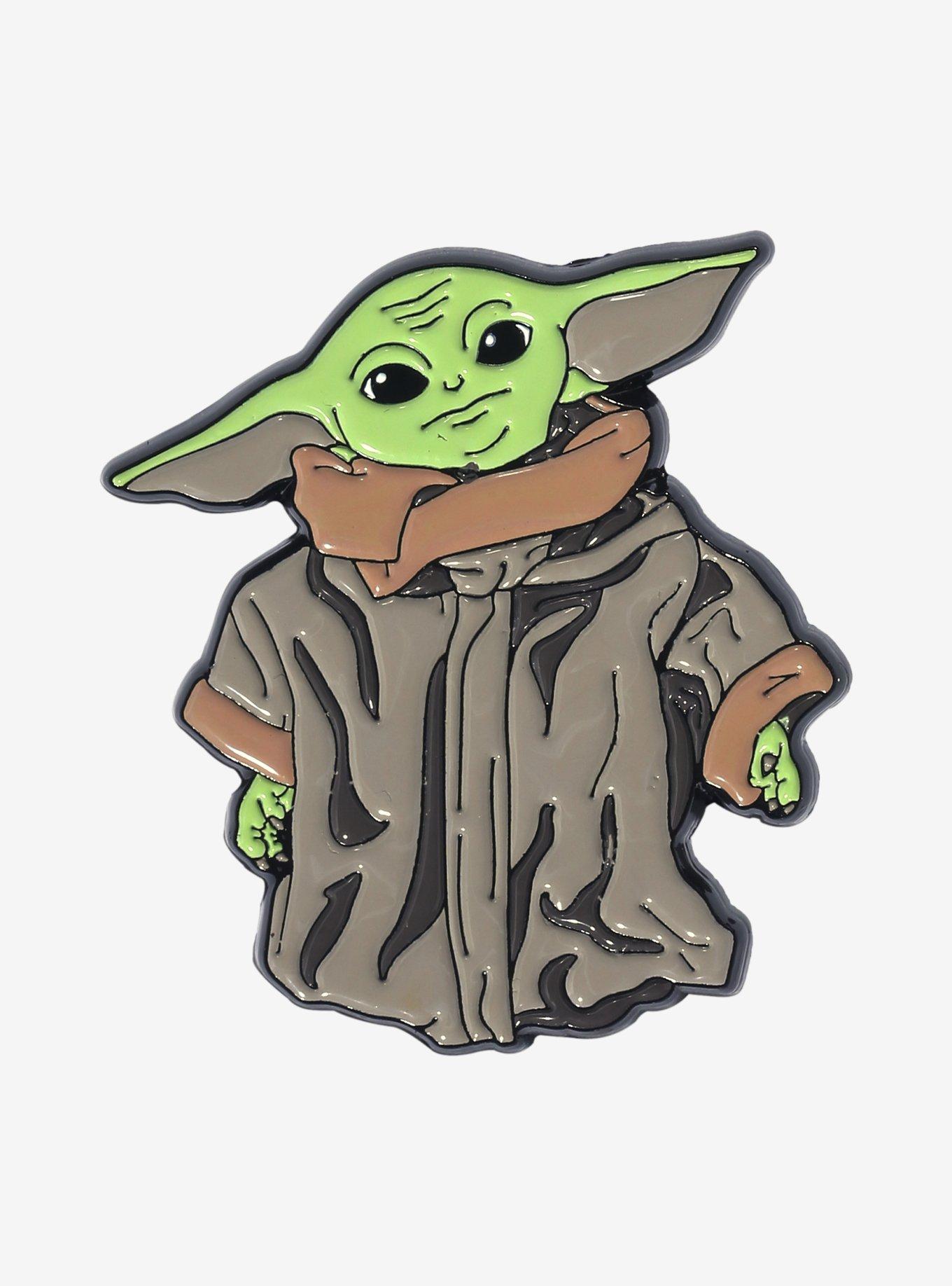 Star Wars The Mandalorian Grogu Enamel Pin, , hi-res