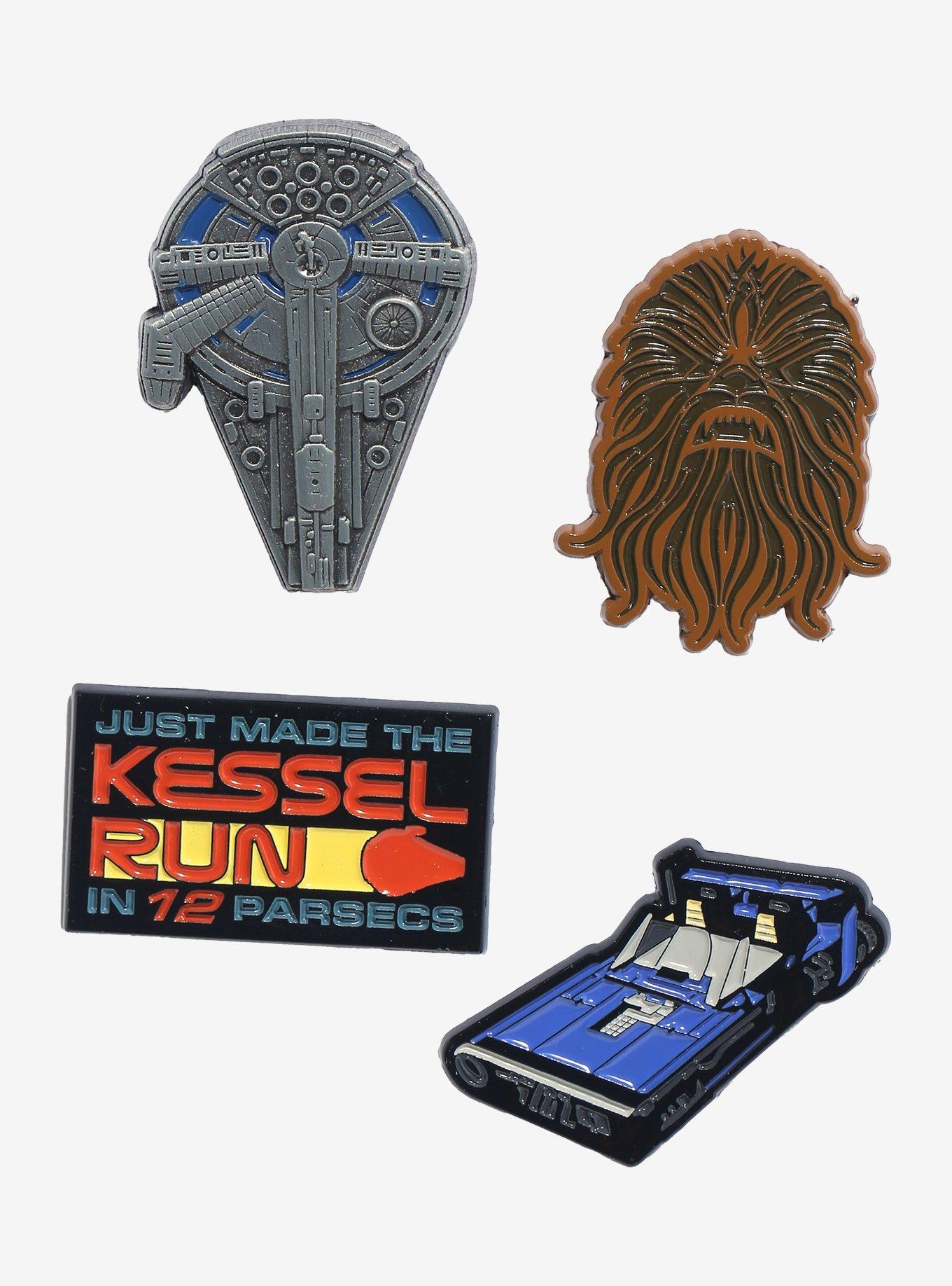 Star Wars Han Solo & Chewbacca Enamel Pin Set, , hi-res