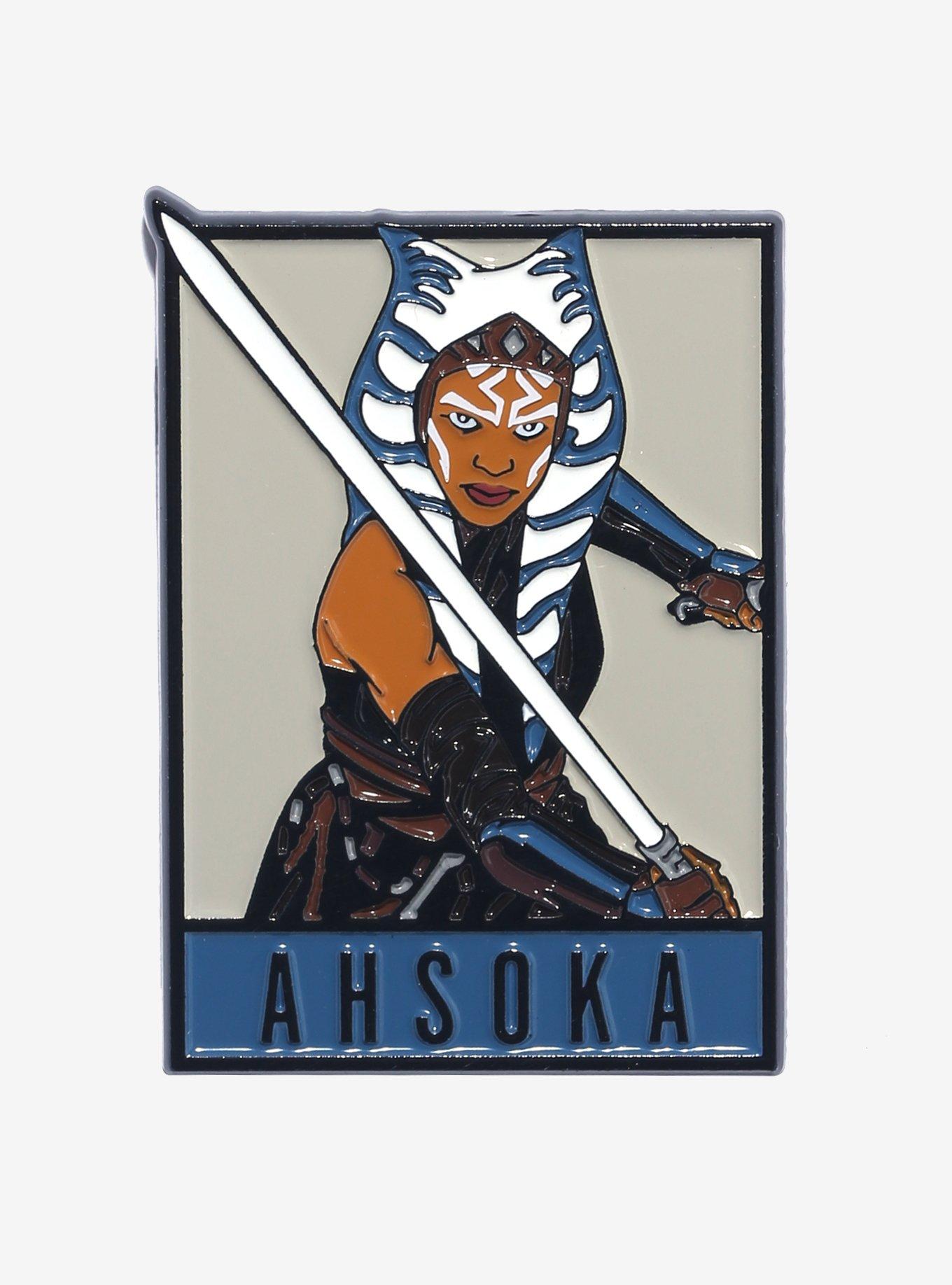 Star Wars Ahsoka Tano Portrait Enamel Pin, , hi-res