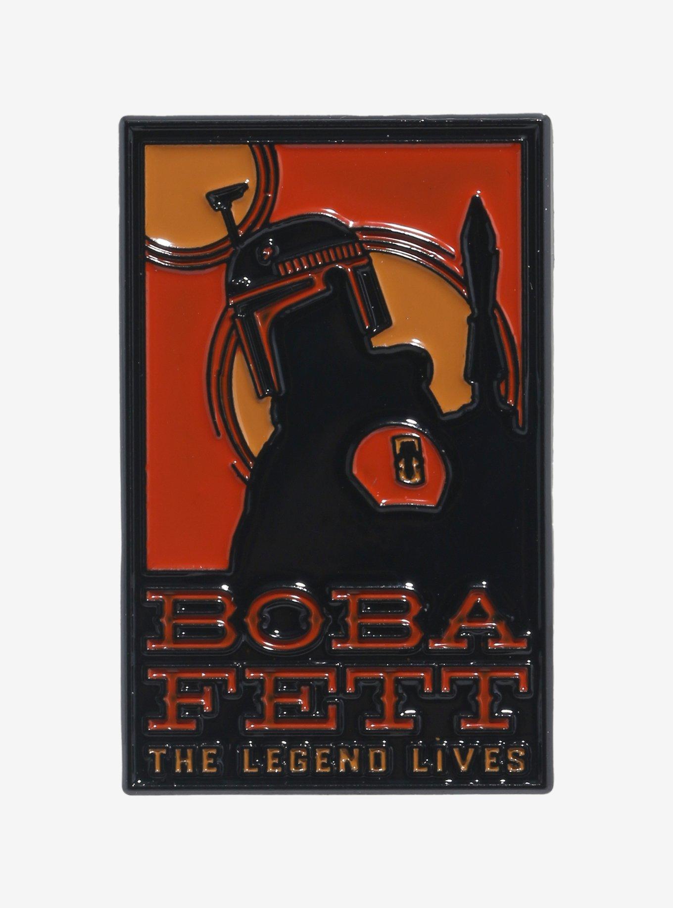 Star Wars Boba Fett Legend Lives Enamel Pin, , hi-res