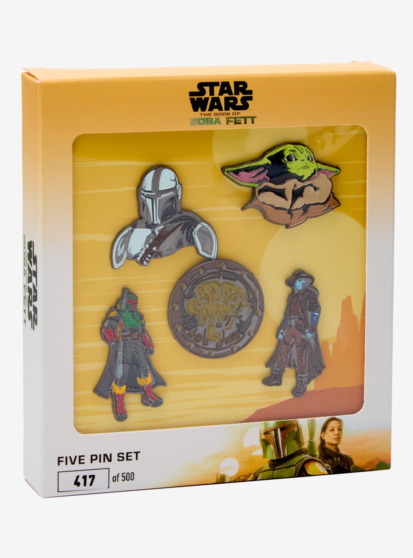 Star Wars The Book Of Boba Fett Enamel Pin Set, , hi-res