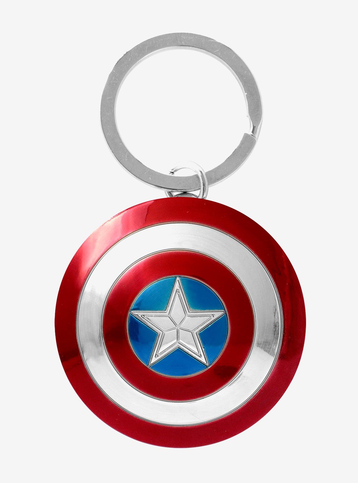 Marvel Captain America Shield Figural Keychain, , hi-res