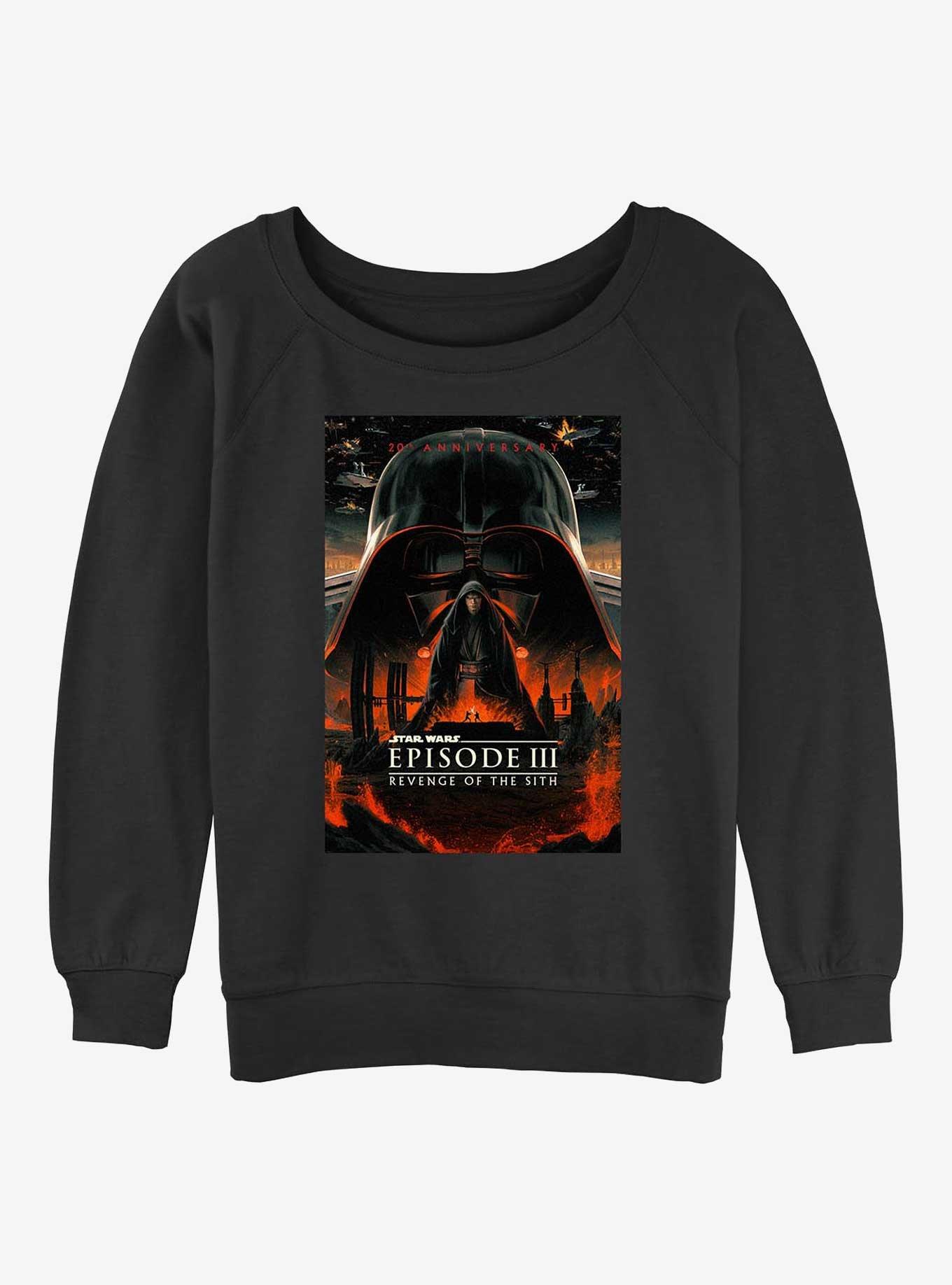 Star Wars Episode III: Revenge Of The Sith 20th Anniversary Poster Girls Slouchy Sweatshirt, , hi-res