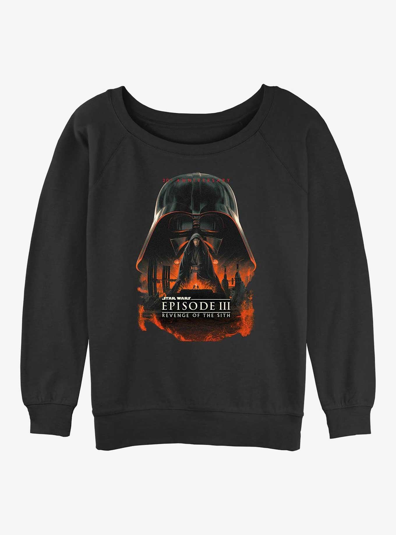 Star Wars Episode III: Revenge Of The Sith 20th Anniversary Poster Girls Slouchy Sweatshirt, , hi-res