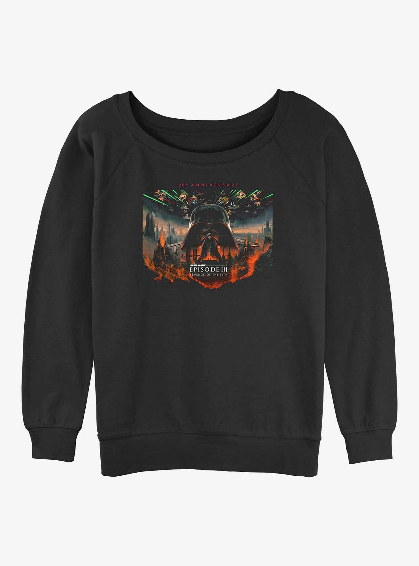 Star Wars Episode III: Revenge Of The Sith 20th Anniversary Scenic Poster Girls Slouchy Sweatshirt, , hi-res