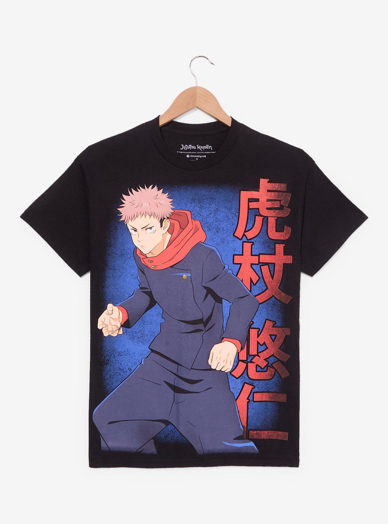Jujutsu Kaisen Yuji & Sukuna Portrait T-Shirt - BoxLunch Exclusive, , hi-res