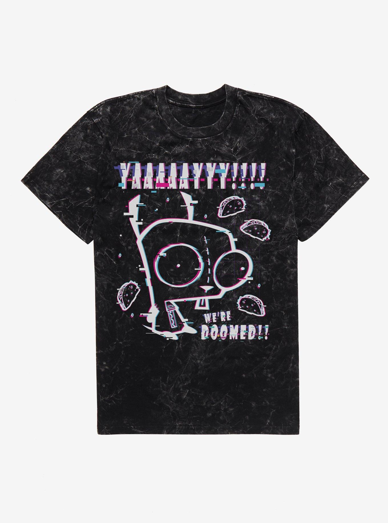 Invader Zim YAAAAAYY!!!! We're Doomed!! Mineral Wash T-Shirt, , hi-res