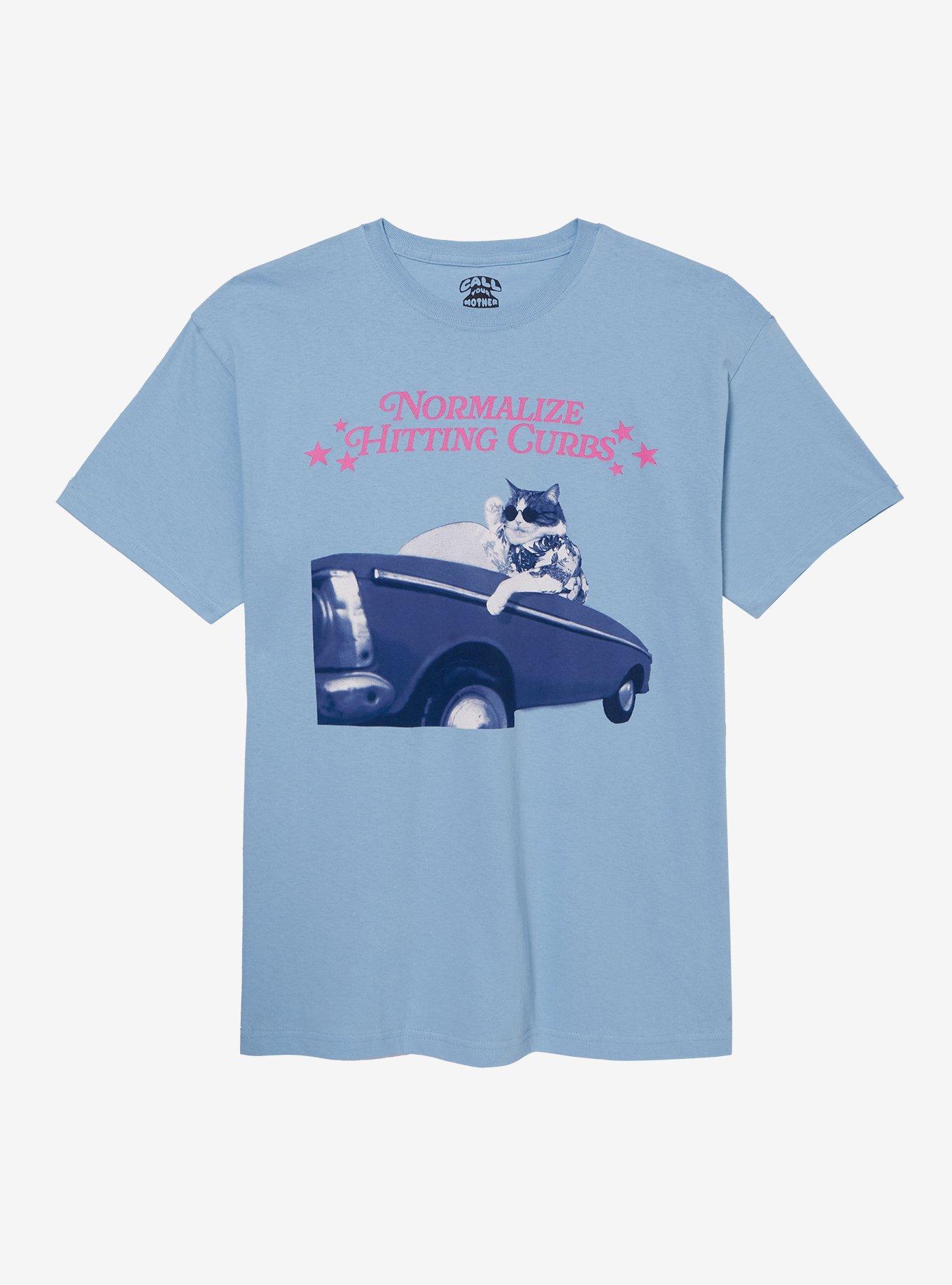 Cat Hitting Curbs T-Shirt By Call Your Mother, , hi-res