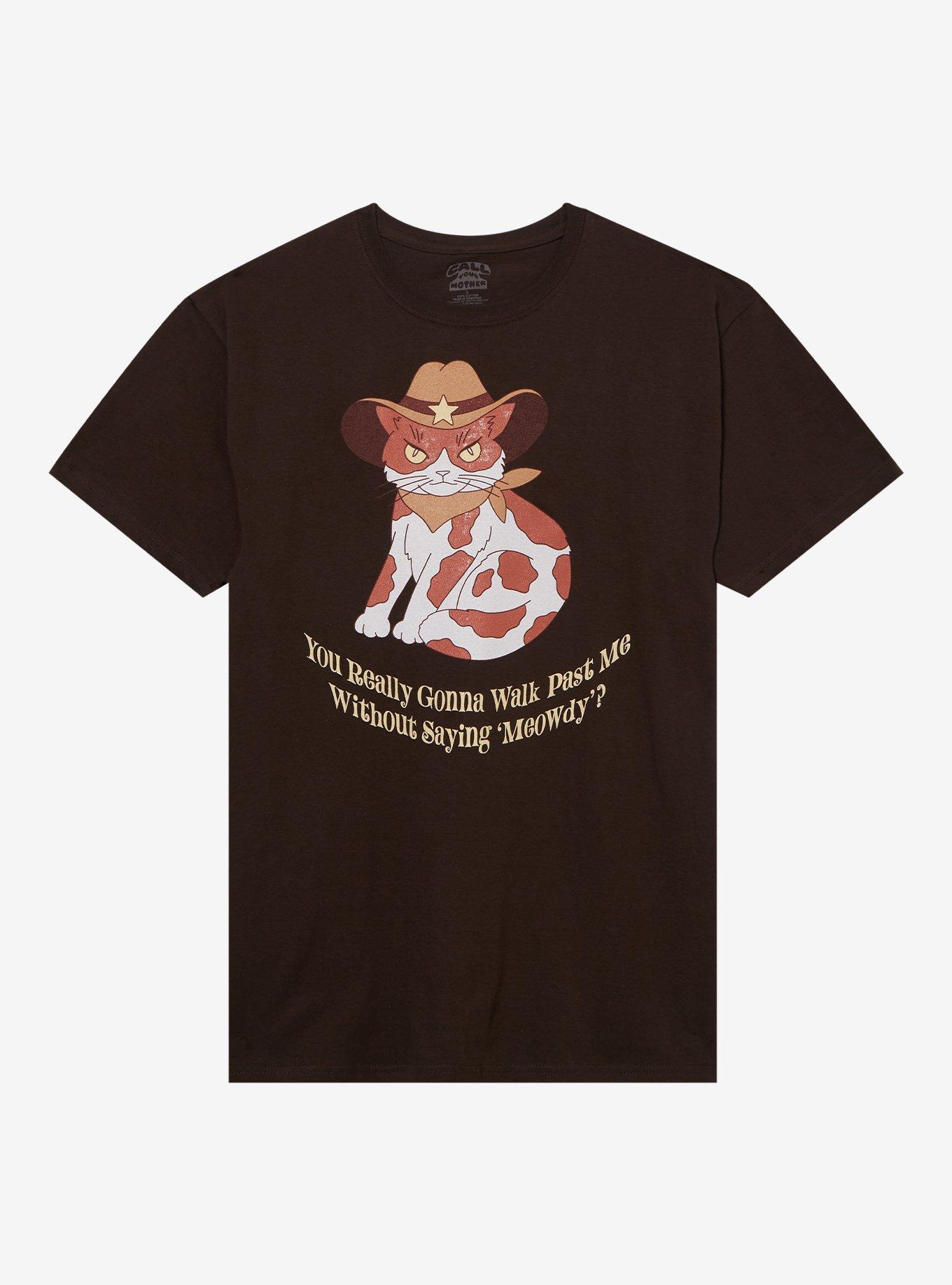 Cowboy Cat Meowdy T-Shirt By Call Your Mother, , hi-res