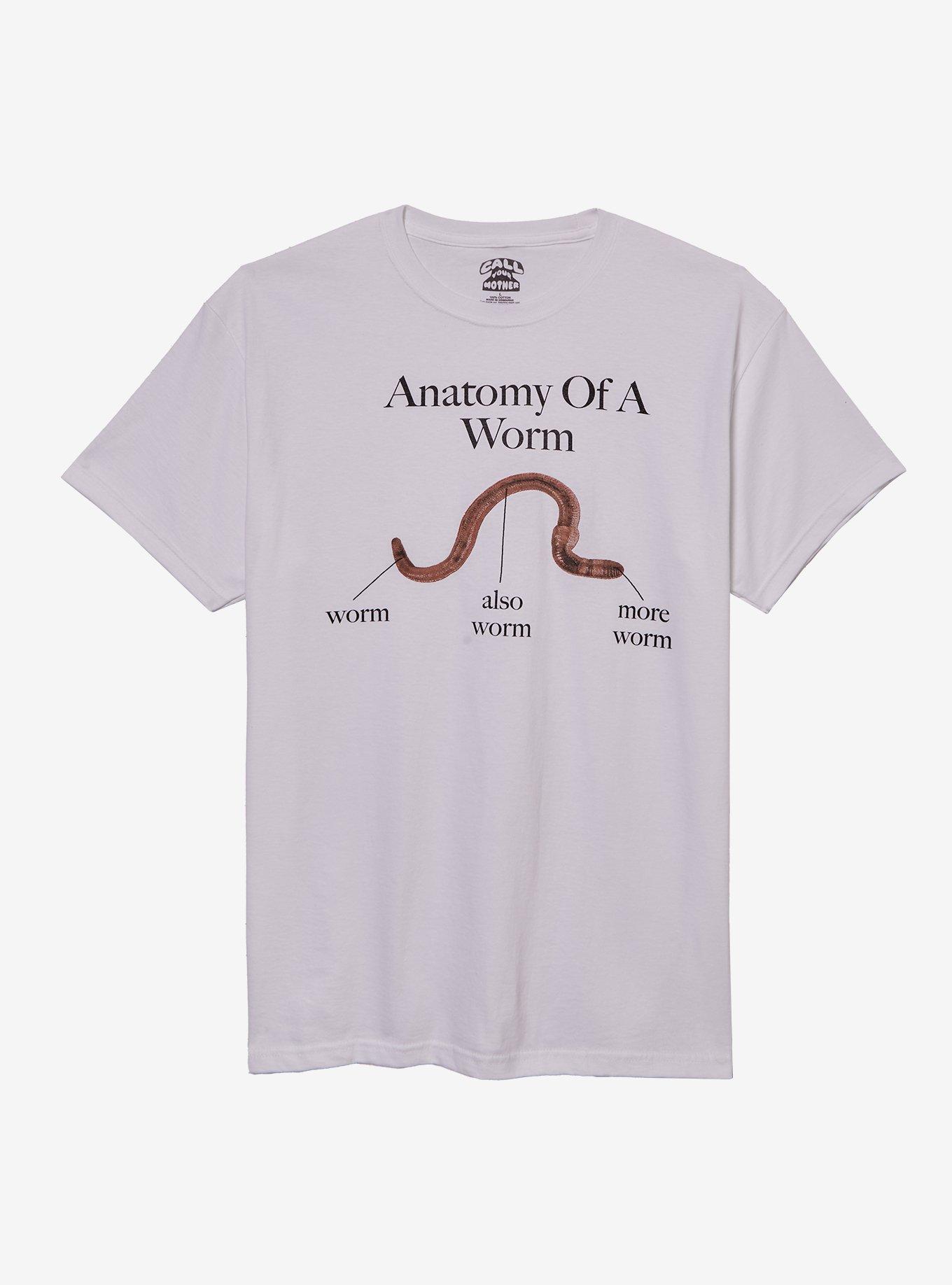 Worm Anatomy T-Shirt By Call Your Mother, , hi-res